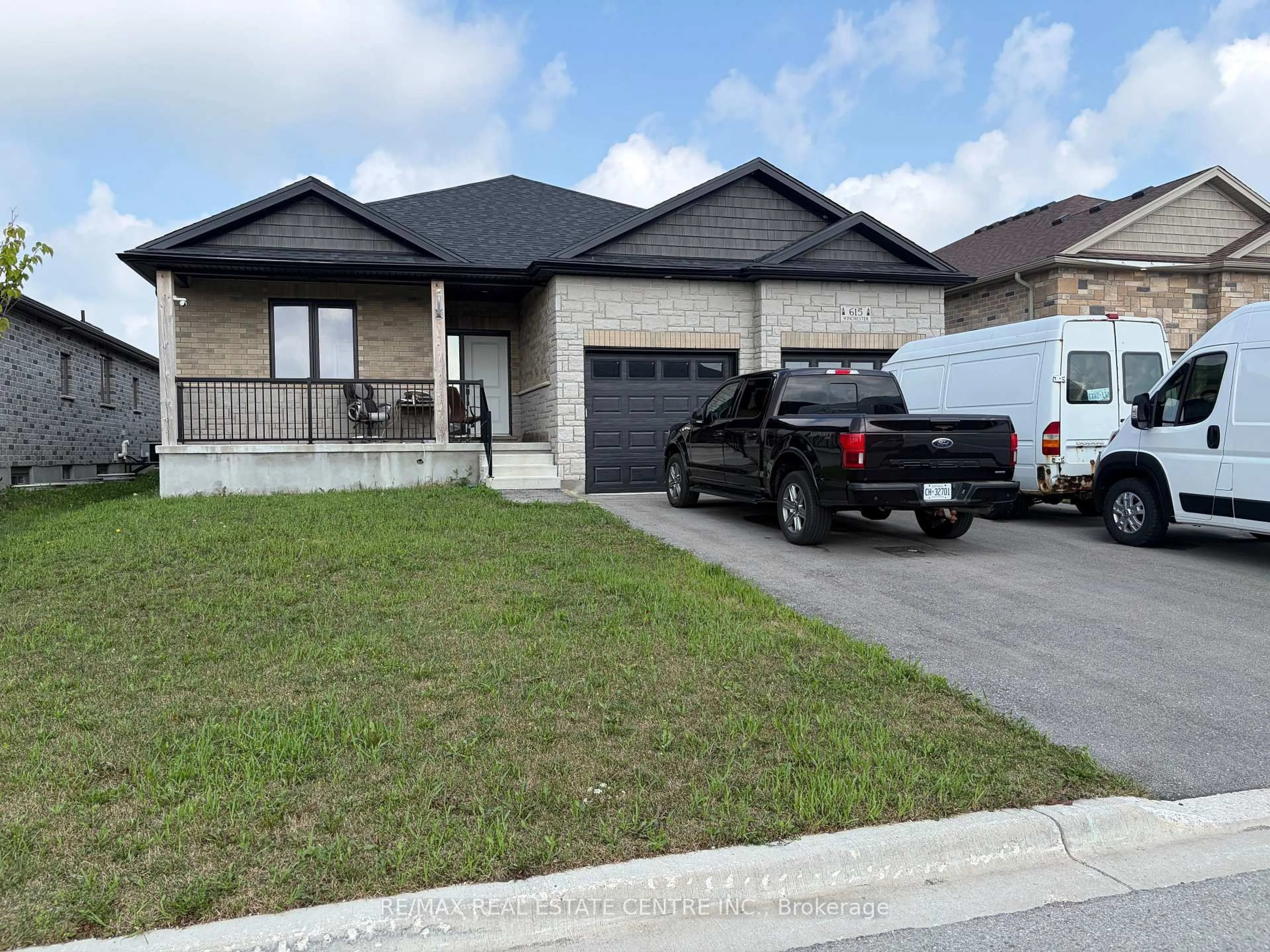 Home with brick exterior material, street for 615 Winchester Ave, North Perth Ontario N4W 0J9