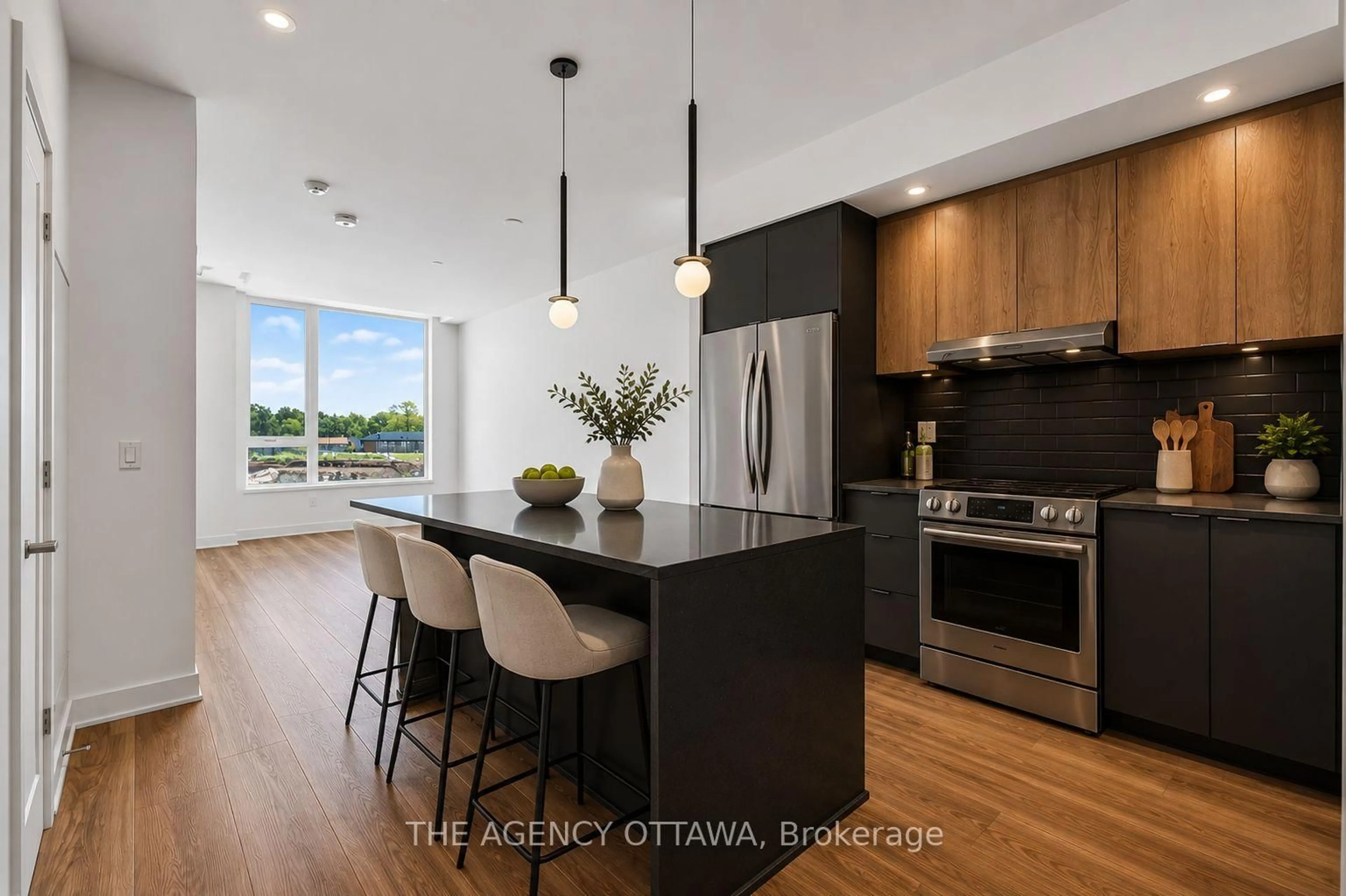 Open concept kitchen, unknown for 3085 Riverside Dr #302, Ottawa Ontario K1V 9R2