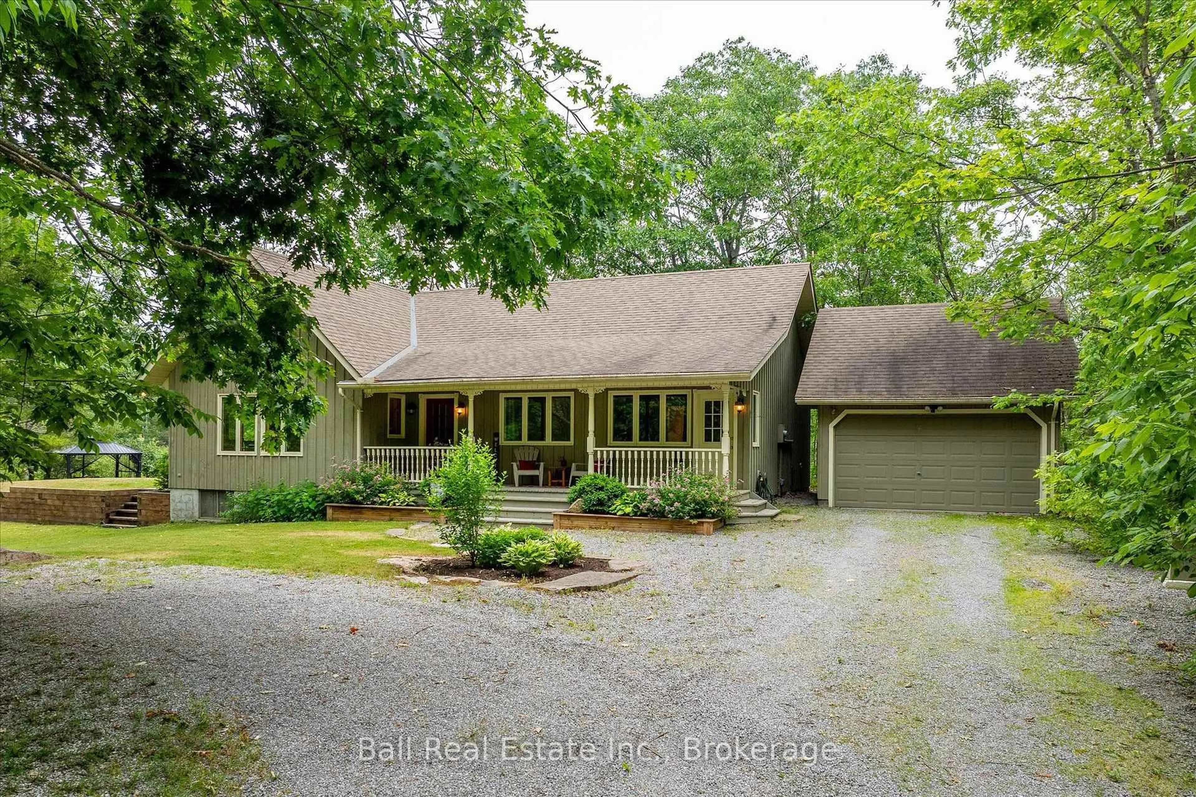 A pic from outside/outdoor area/front of a property/back of a property/a pic from drone, street for 2793 County Road 36 Rd, Trent Lakes Ontario K0L 1J0