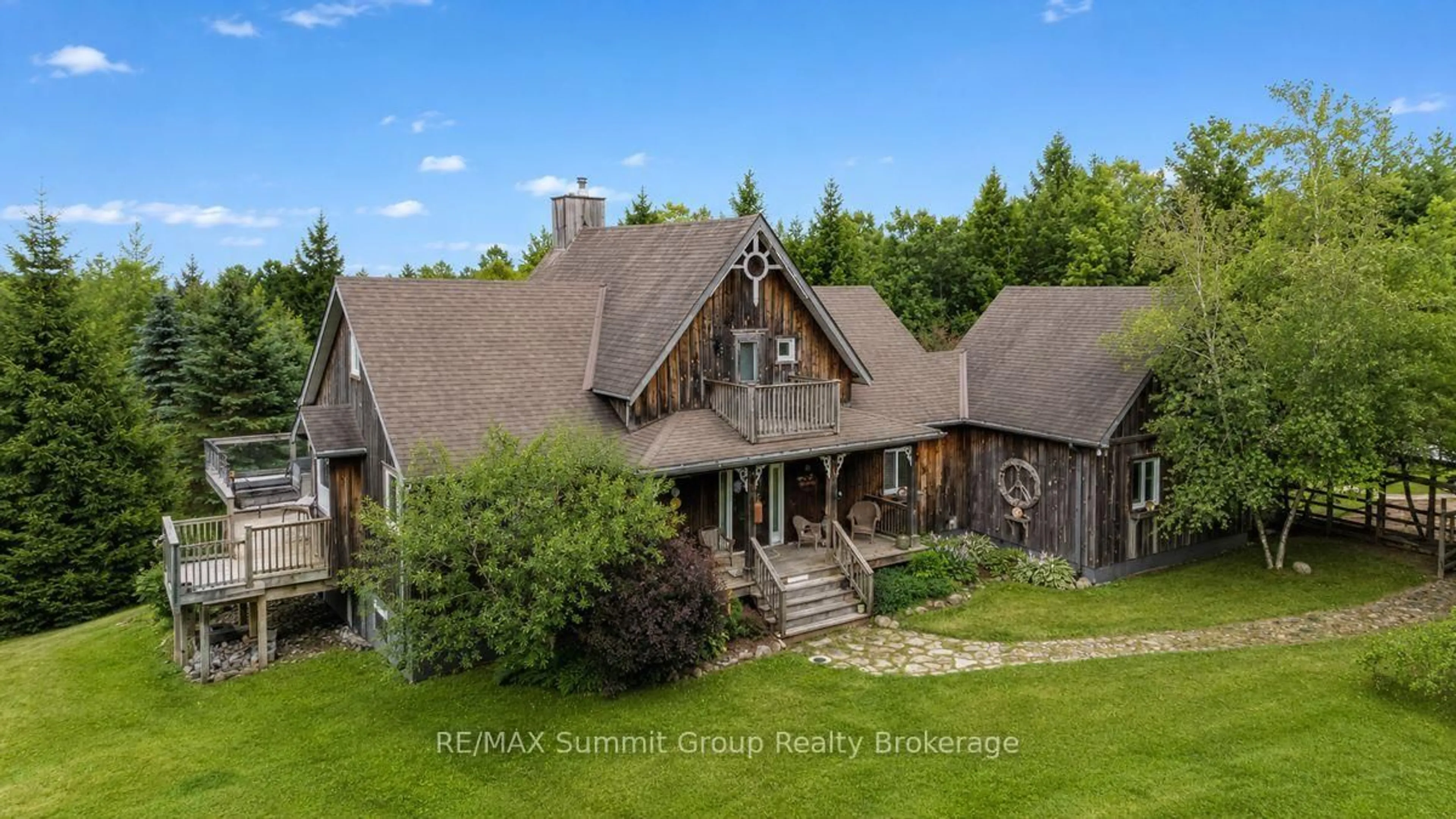 A pic from outside/outdoor area/front of a property/back of a property/a pic from drone, unknown for 413669 Road 41A, Grey Highlands Ontario N0C 1J0
