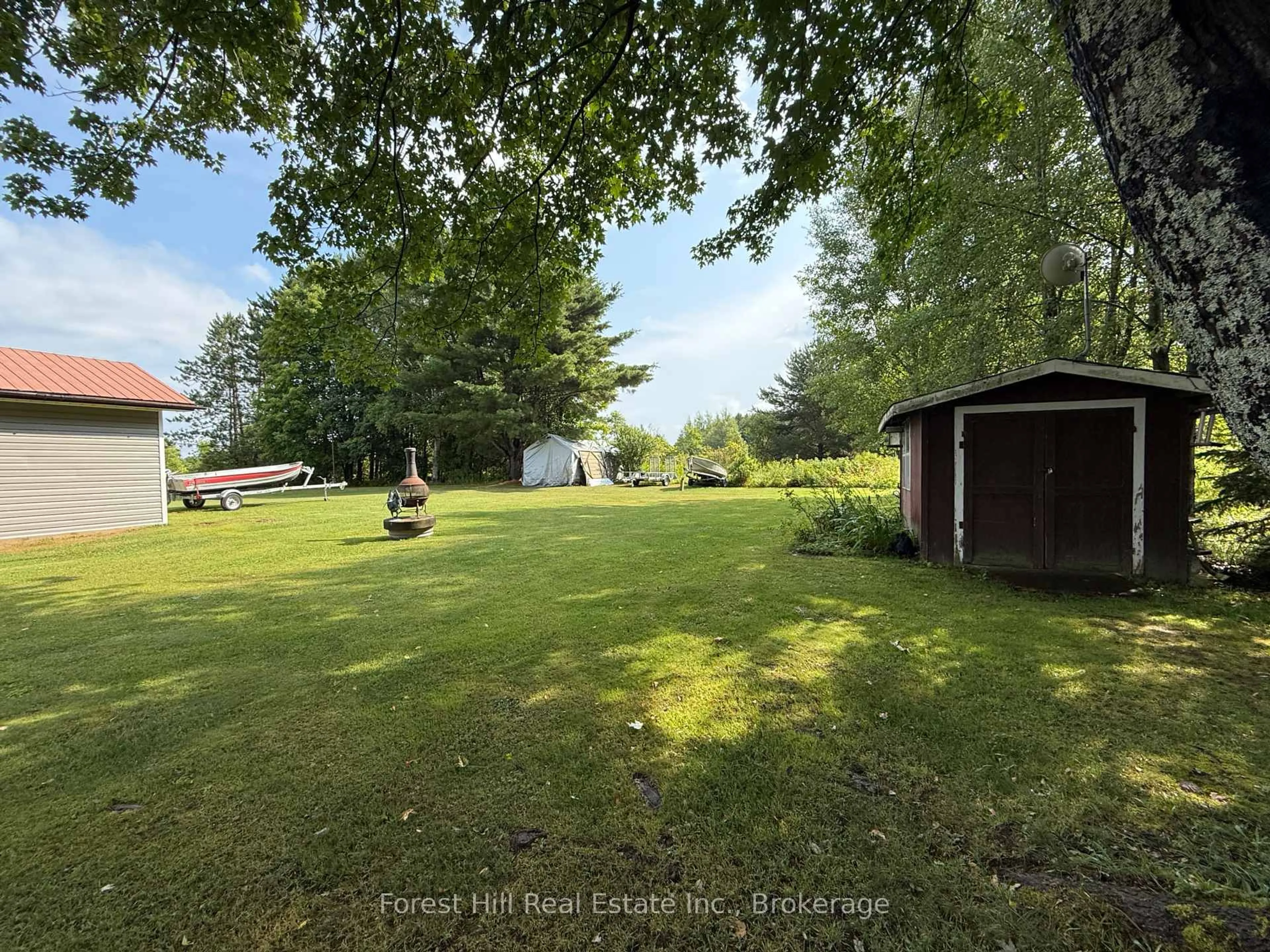 A pic from outside/outdoor area/front of a property/back of a property/a pic from drone, water/lake/river/ocean view for 11942 Hwy 522 Highway, Parry Sound Remote Area Ontario P0H 1S0