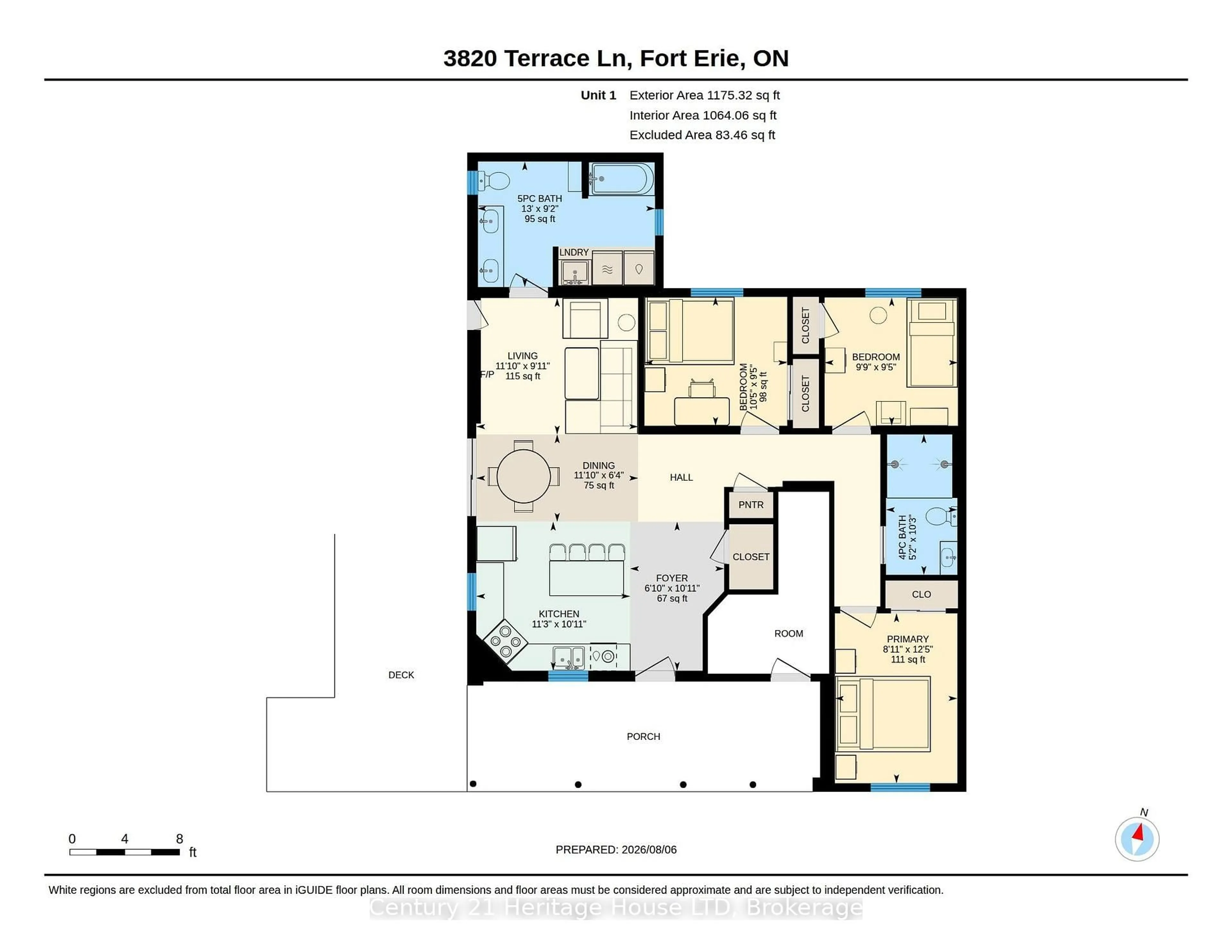 Floor plan for 3820 Terrace Lane, Fort Erie Ontario L0S 1B0