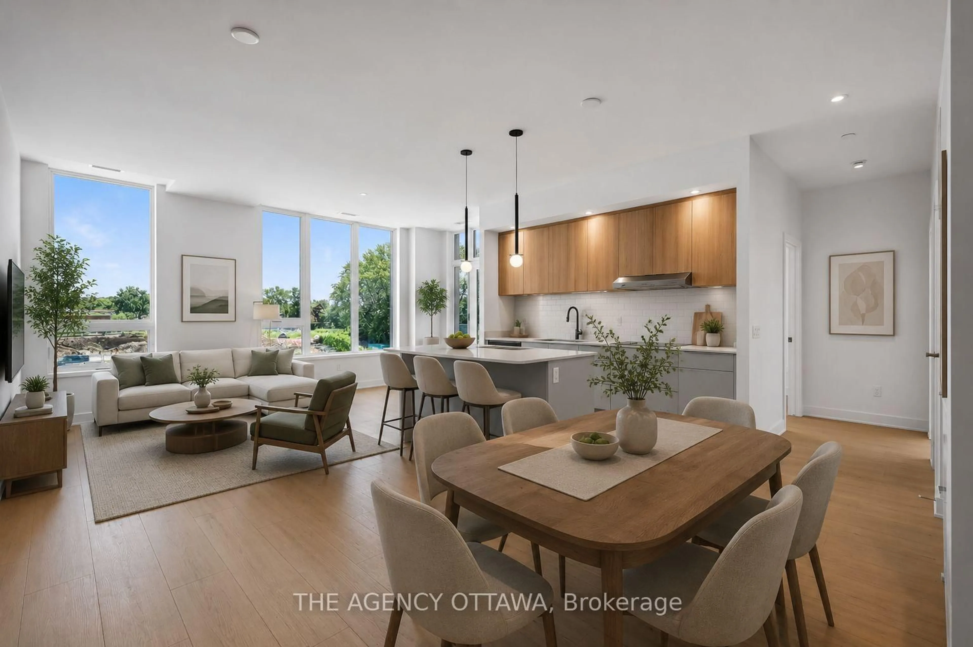 Open concept kitchen, unknown for 3085 Riverside Dr #303, Ottawa Ontario K1V 9R2
