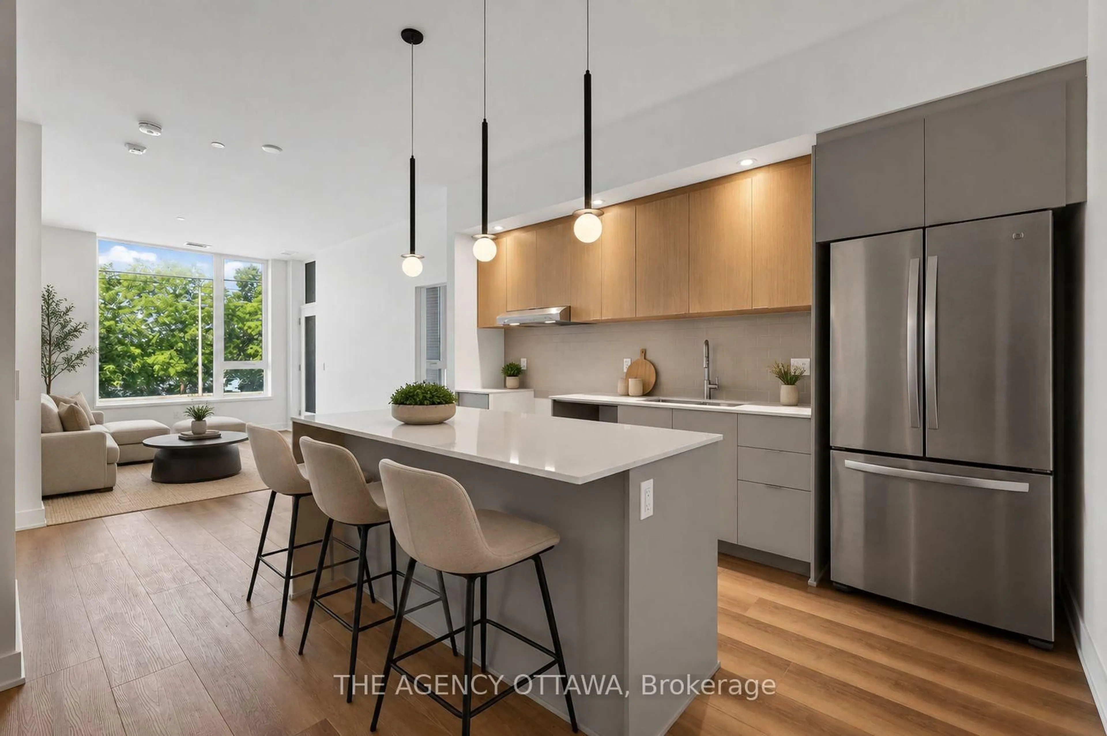 Open concept kitchen, unknown for 3085 Riverside Dr #105, Ottawa Ontario K1V 9R2