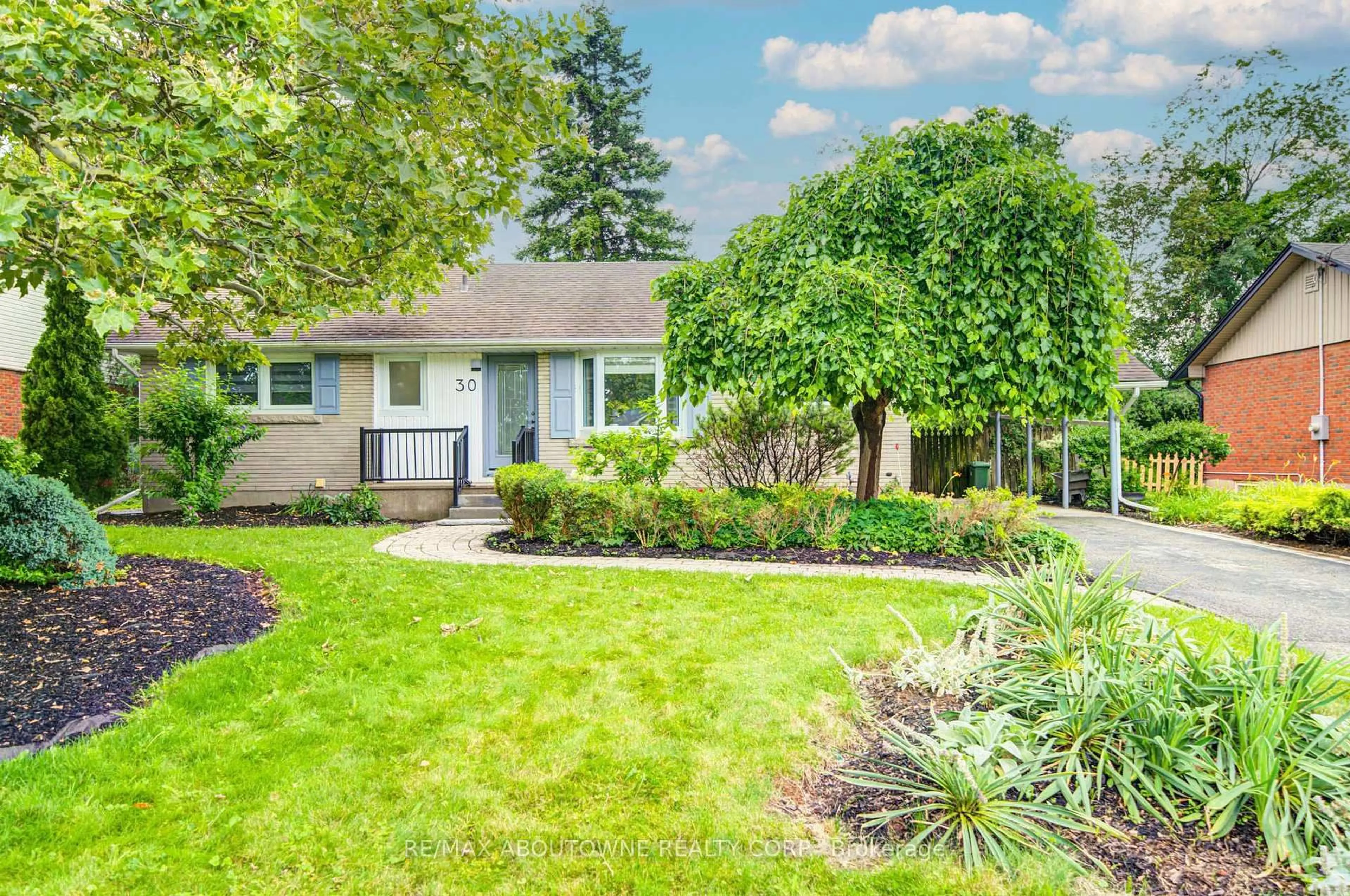 Home with vinyl exterior material, street for 30 Dale Ave, Hamilton Ontario L8G 3L9