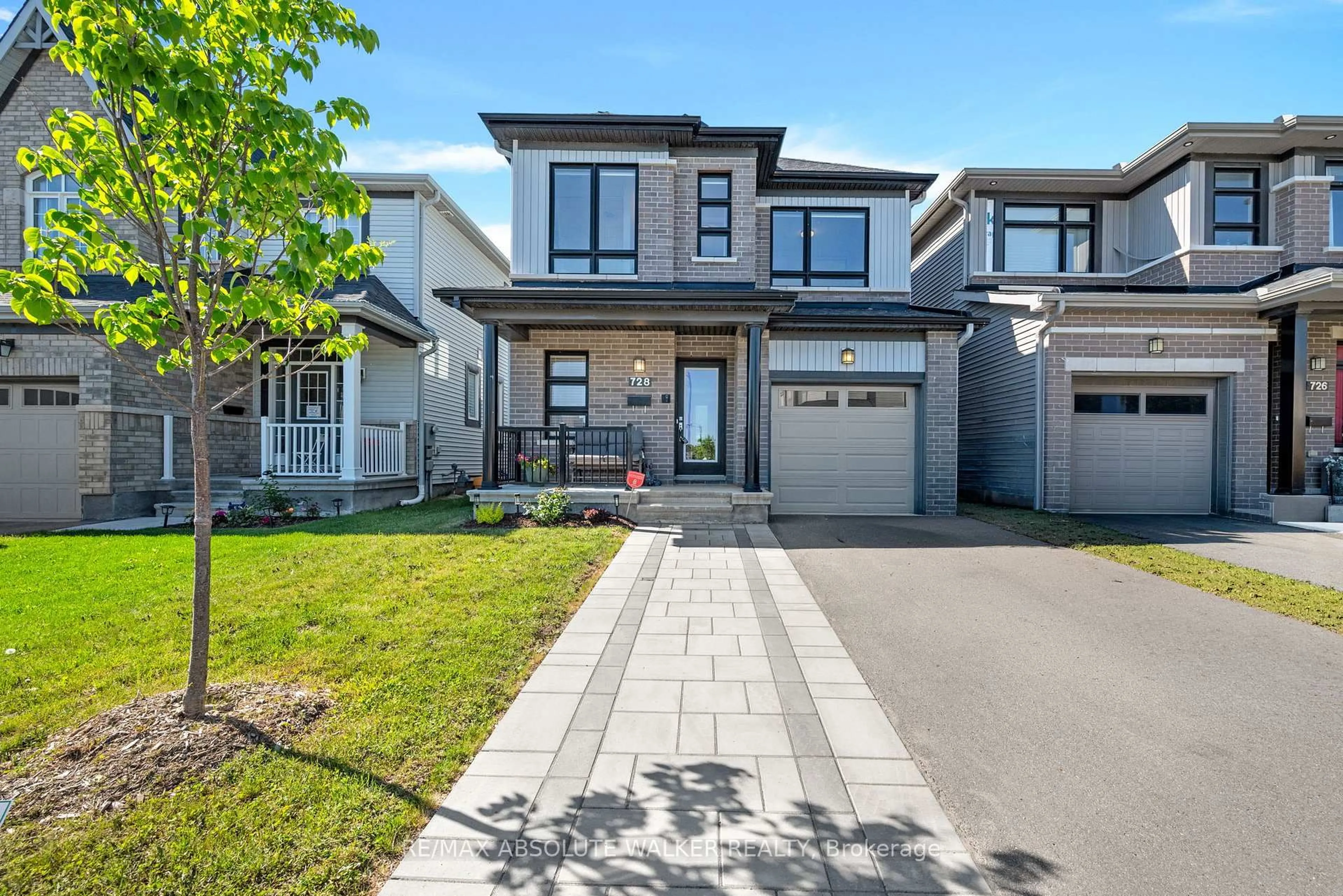 Home with brick exterior material, street for 728 Perseus Ave, Ottawa Ontario K2J 6V8