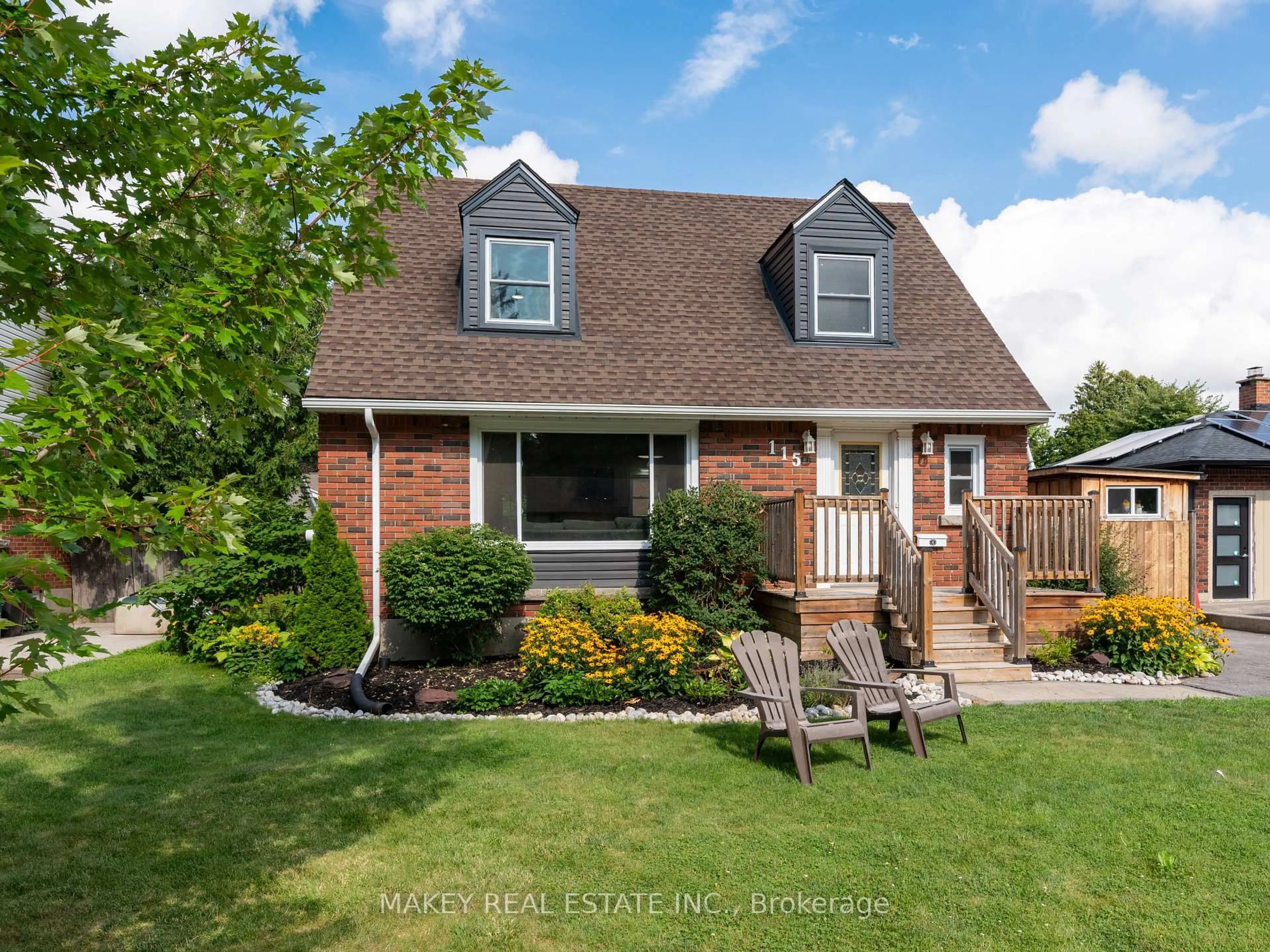 Home with brick exterior material, street for 115 Fairview Cres, Woodstock Ontario N4S 6L6