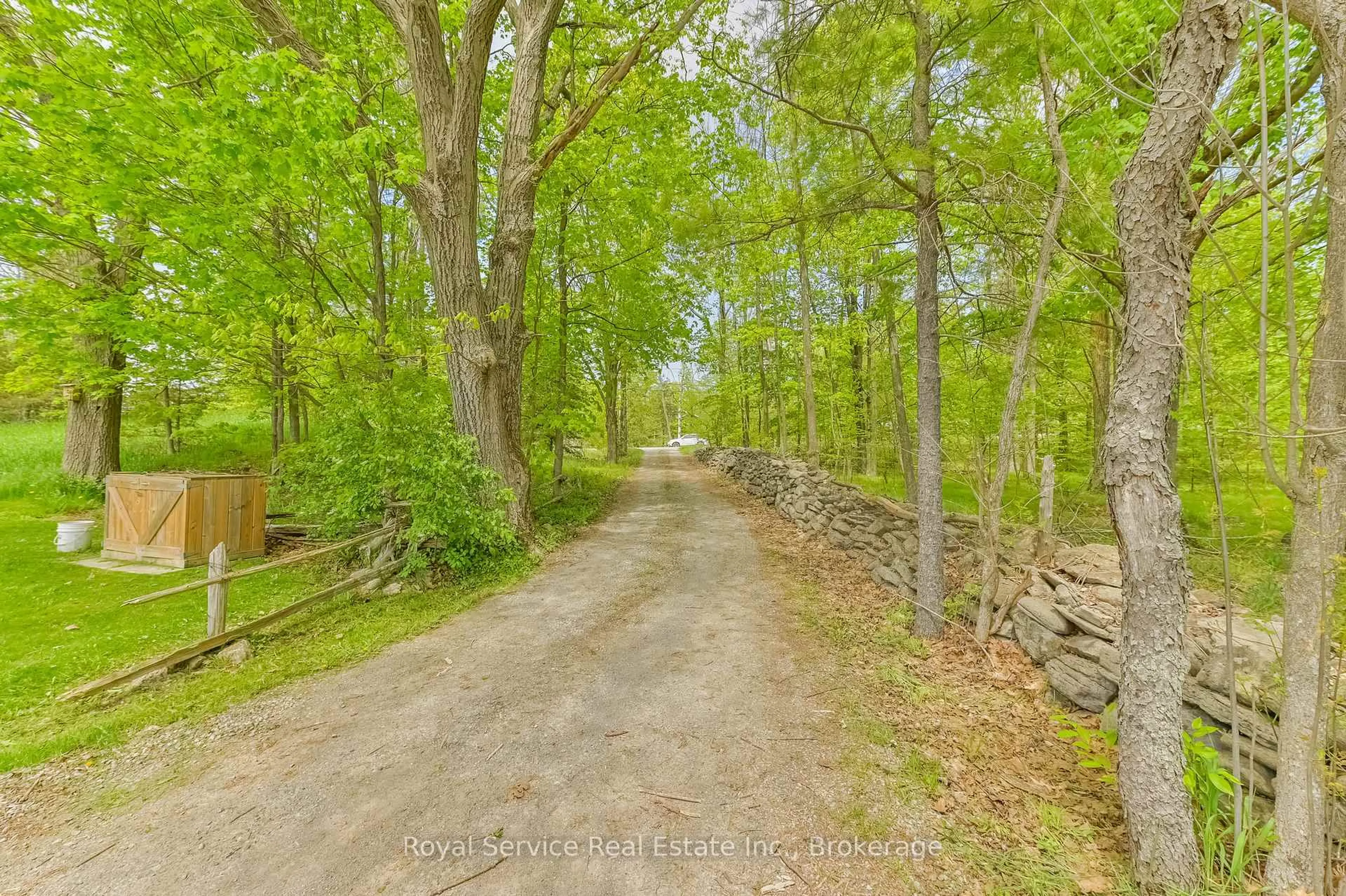 A pic from outside/outdoor area/front of a property/back of a property/a pic from drone, forest/trees view for 2701 11 th E Line, Trent Hills Ontario K0K 2M0