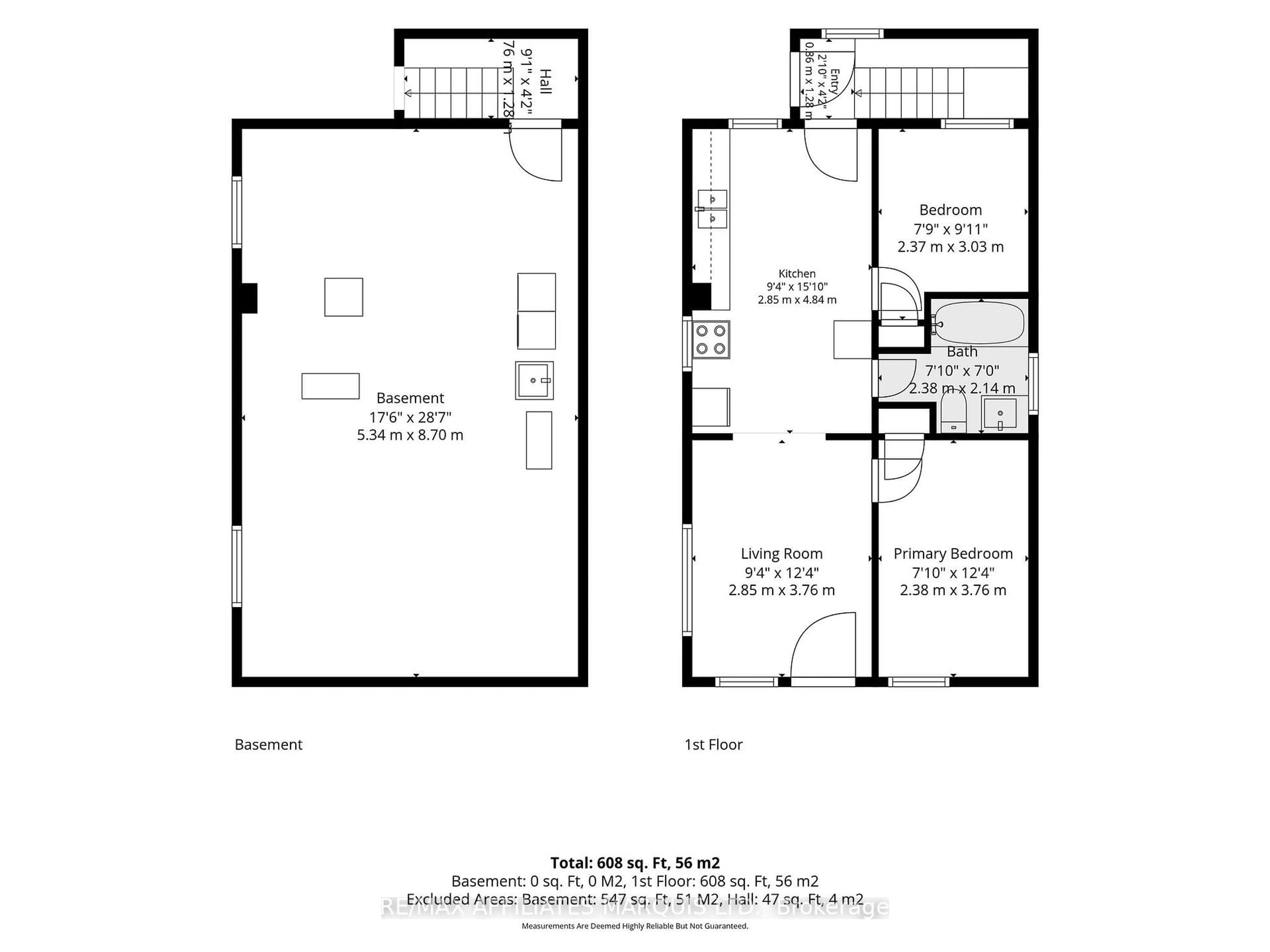 Floor plan for 331 Carleton St, Cornwall Ontario K6H 4X6