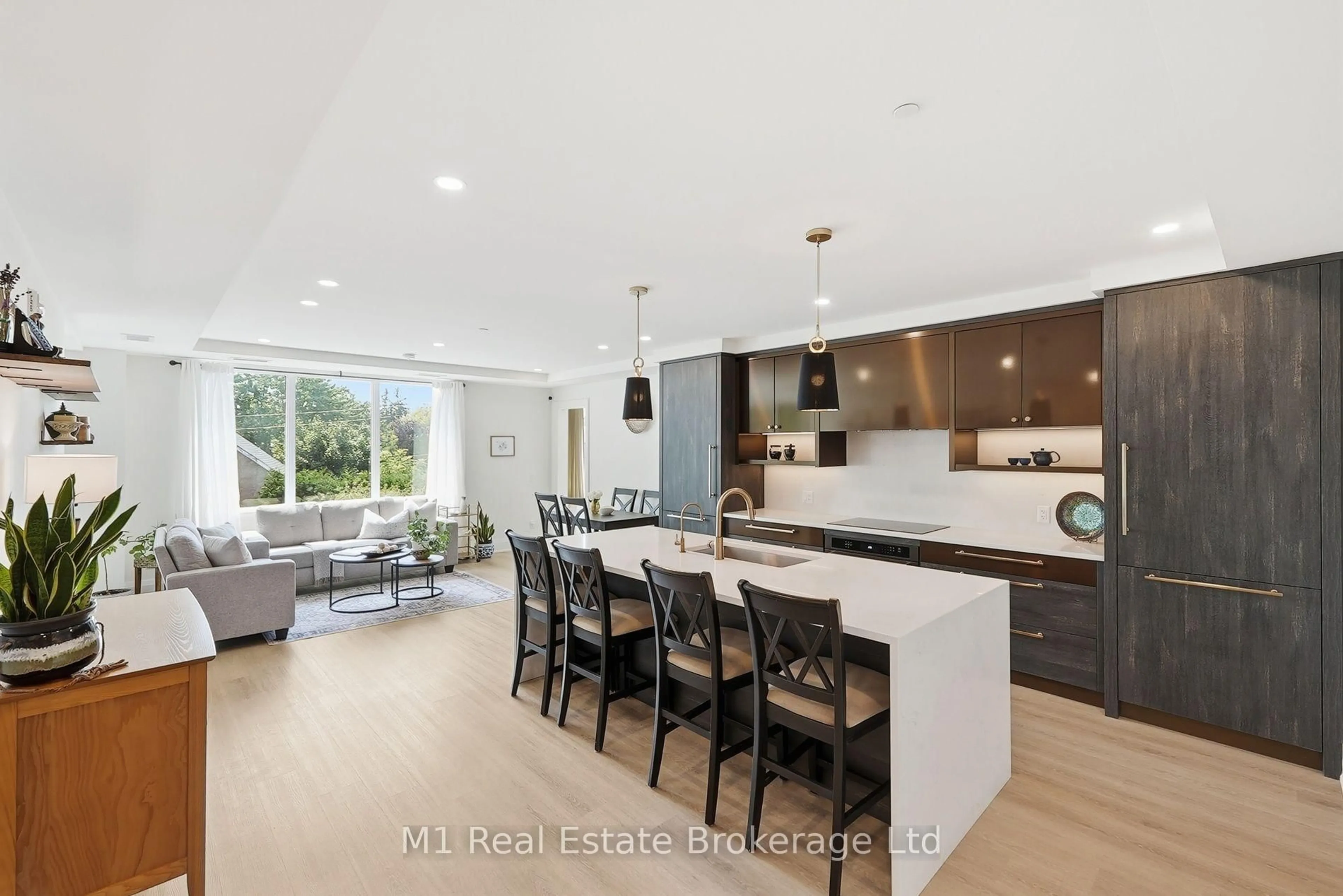 Open concept kitchen, ceramic/tile floor for 6523 Wellington Road 7 Rd #214, Centre Wellington Ontario N0B 1S0