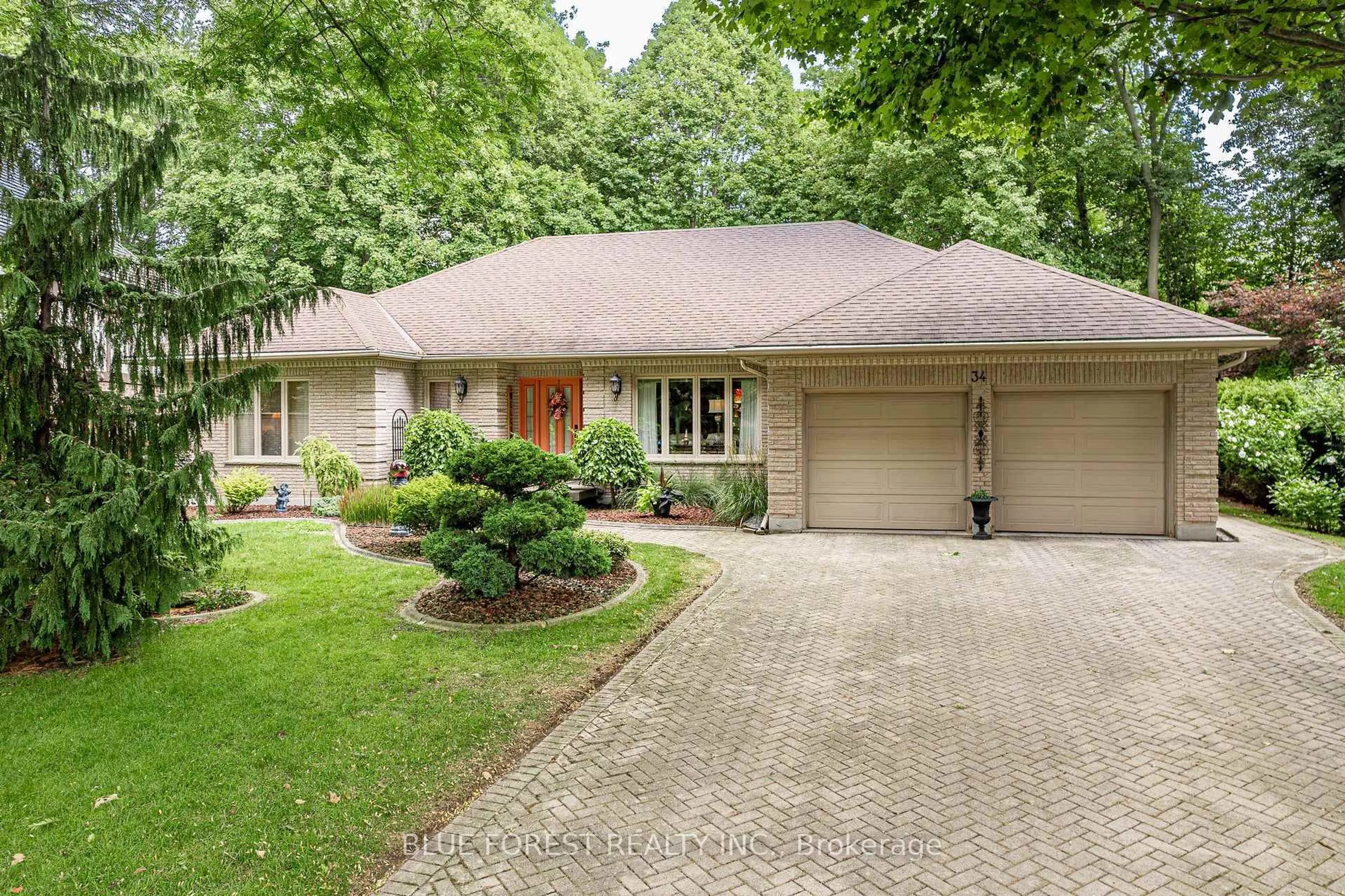 Home with brick exterior material, street for 34 Shady Lane, London North Ontario N5X 3P5