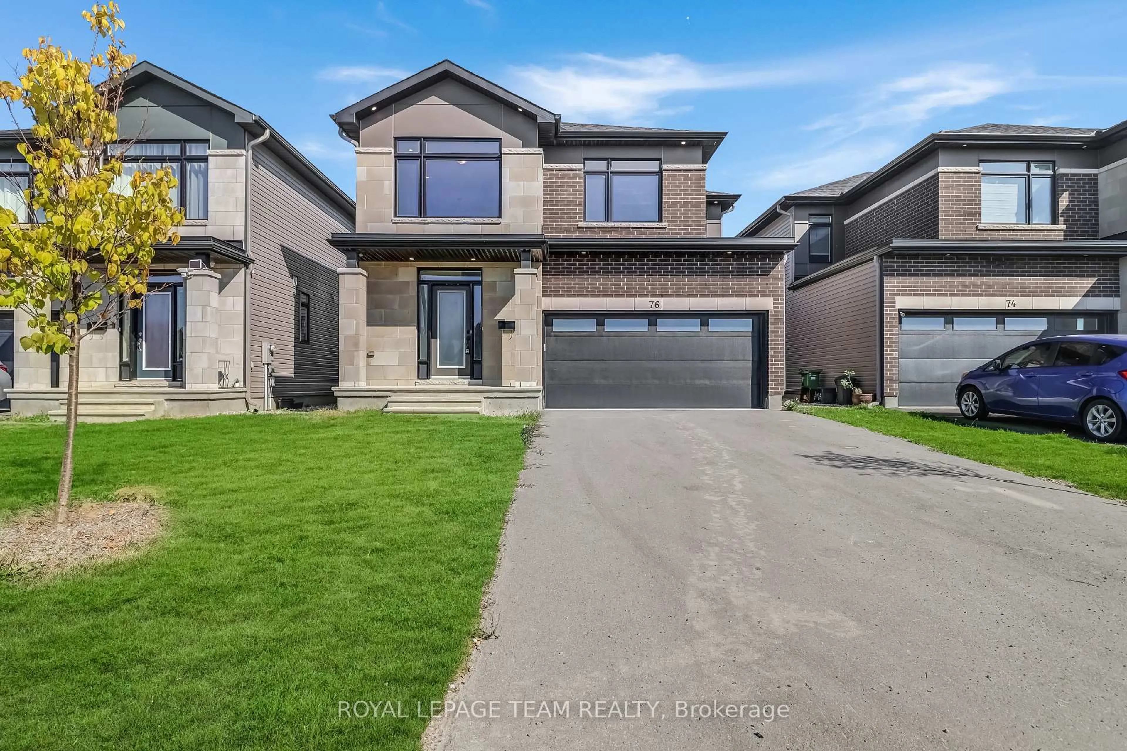 Home with brick exterior material, street for 76 Big Dipper St, Ottawa Ontario K4M 0L8