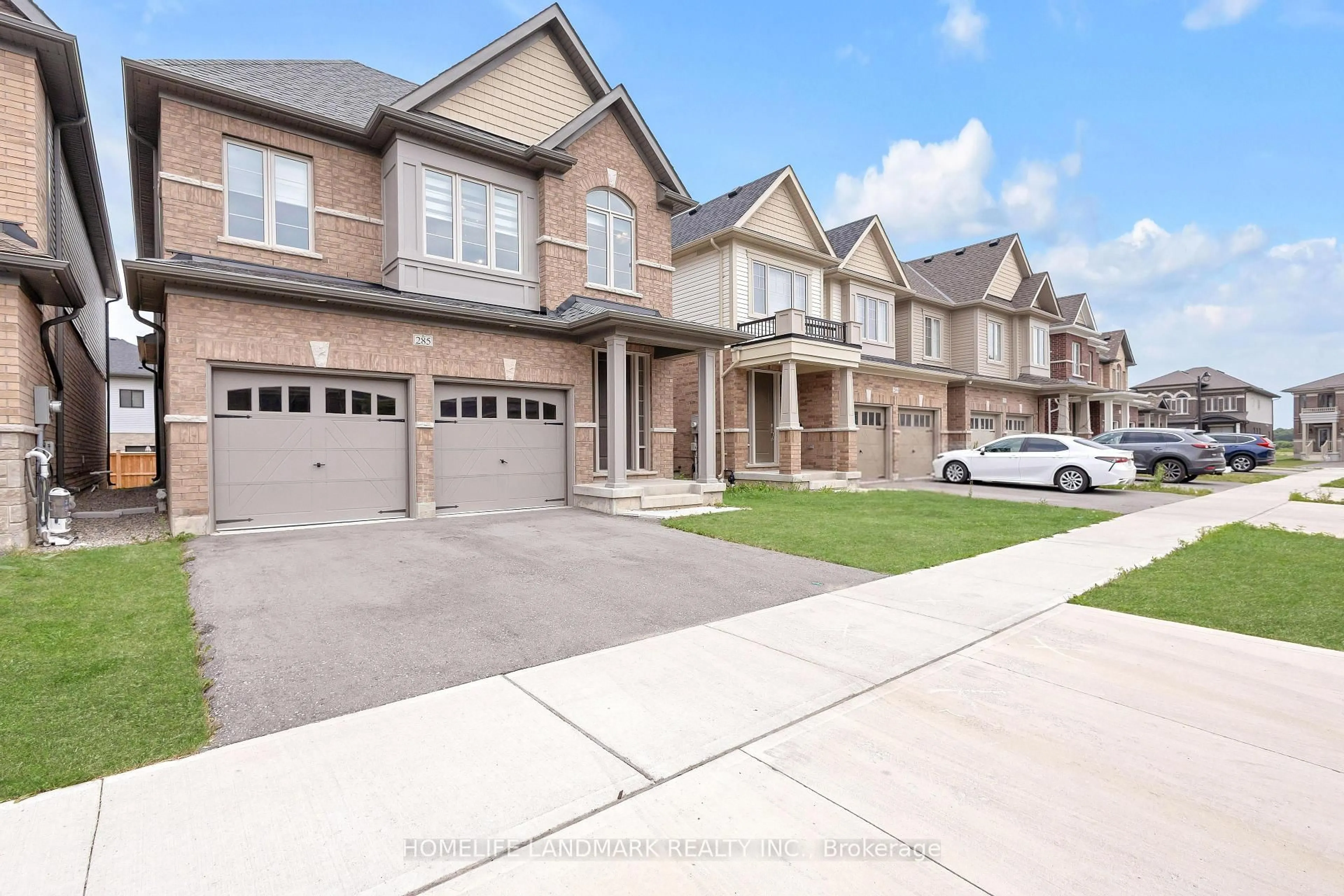 Home with brick exterior material, street for 285 Broadacre Dr, Kitchener Ontario N2R 0S6