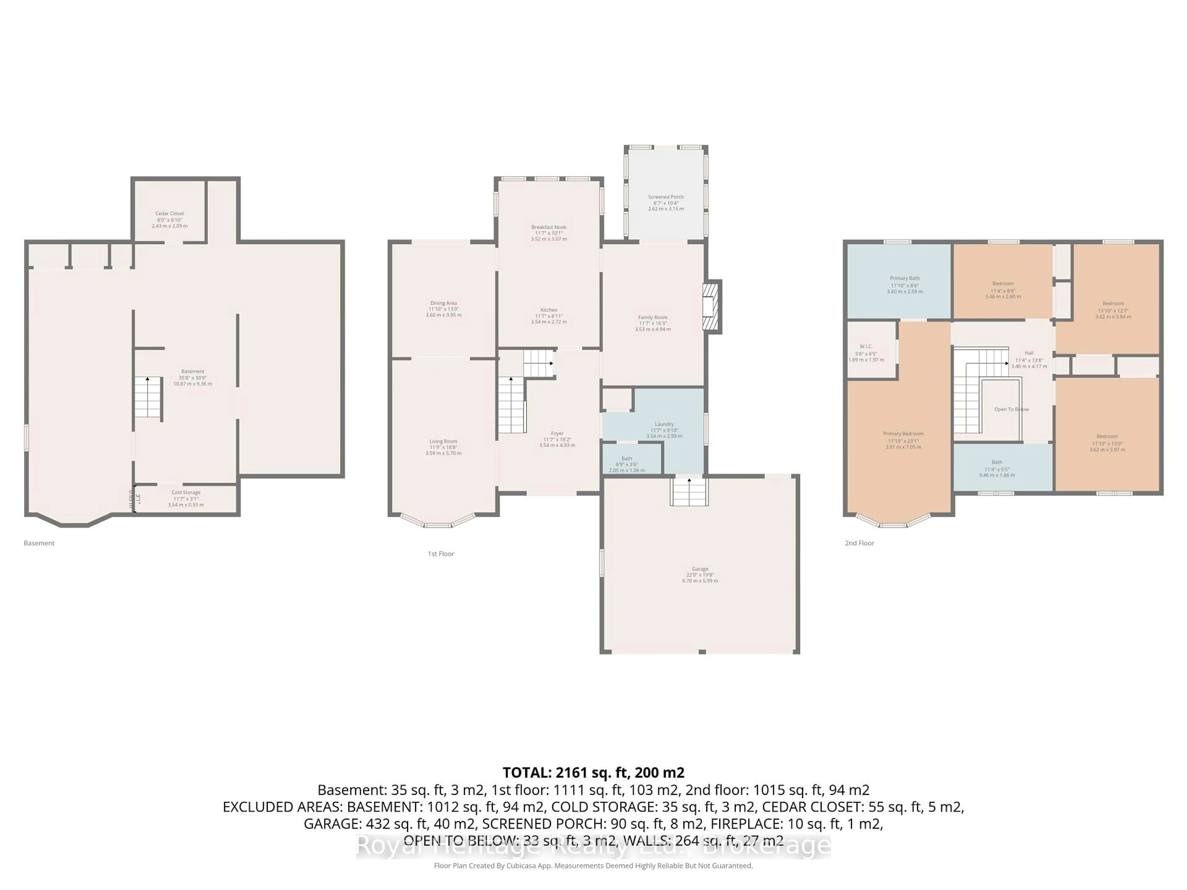 Floor plan for 1534 Scollard Cres, Peterborough Ontario K9H 7L1