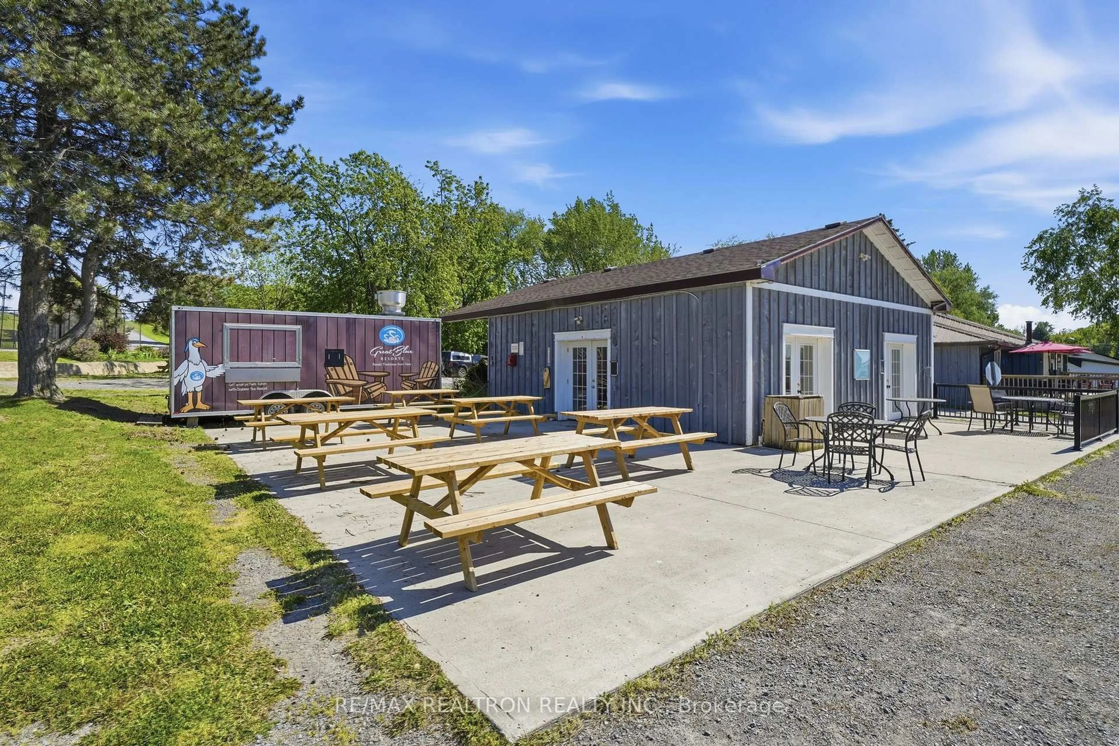 A pic from outside/outdoor area/front of a property/back of a property/a pic from drone, unknown for 486 County Rd 18 Rd, Prince Edward County Ontario K0K 1P0
