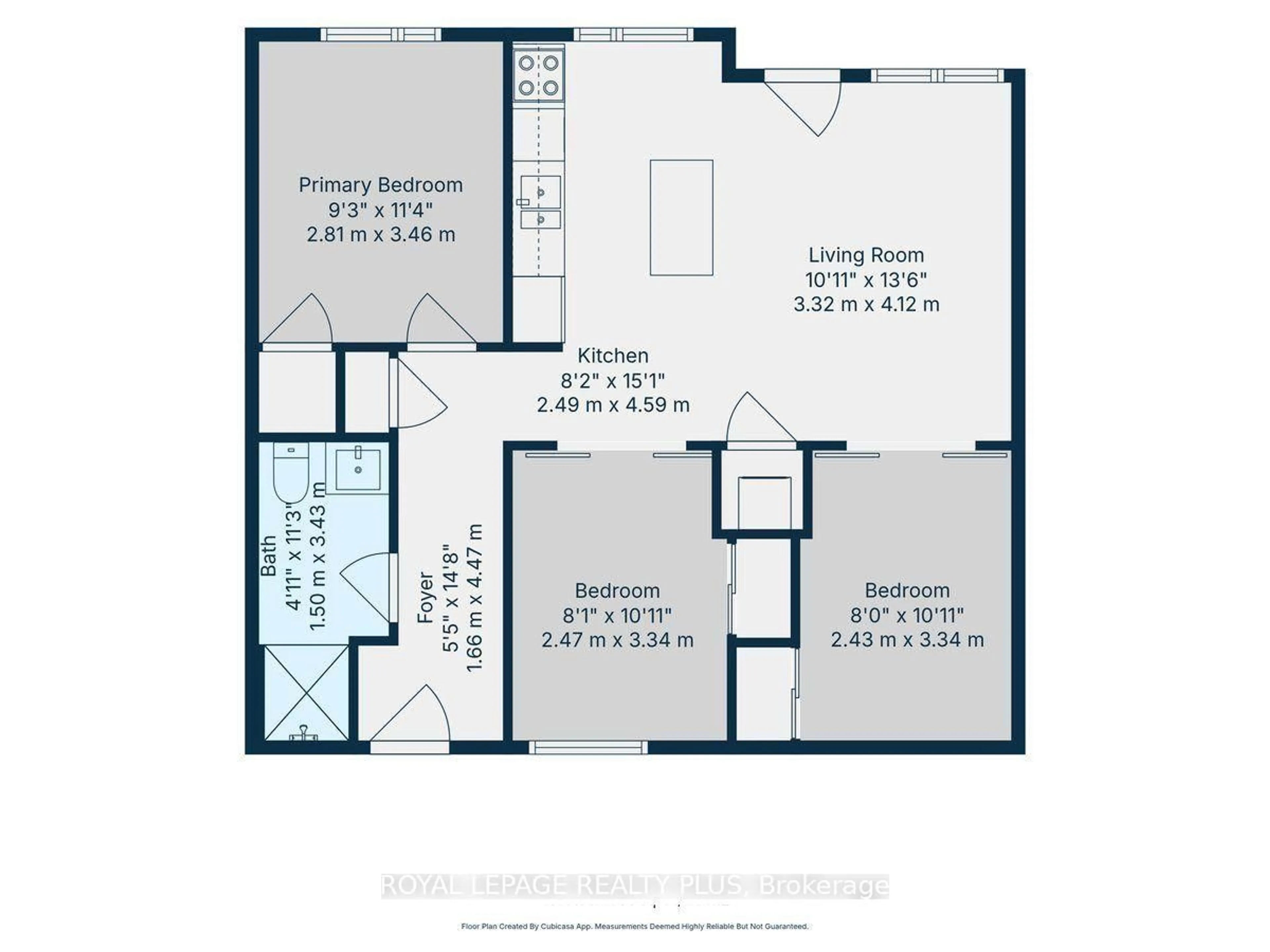 Floor plan for 1284 Gordon St #404, Guelph Ontario N1L 0M8