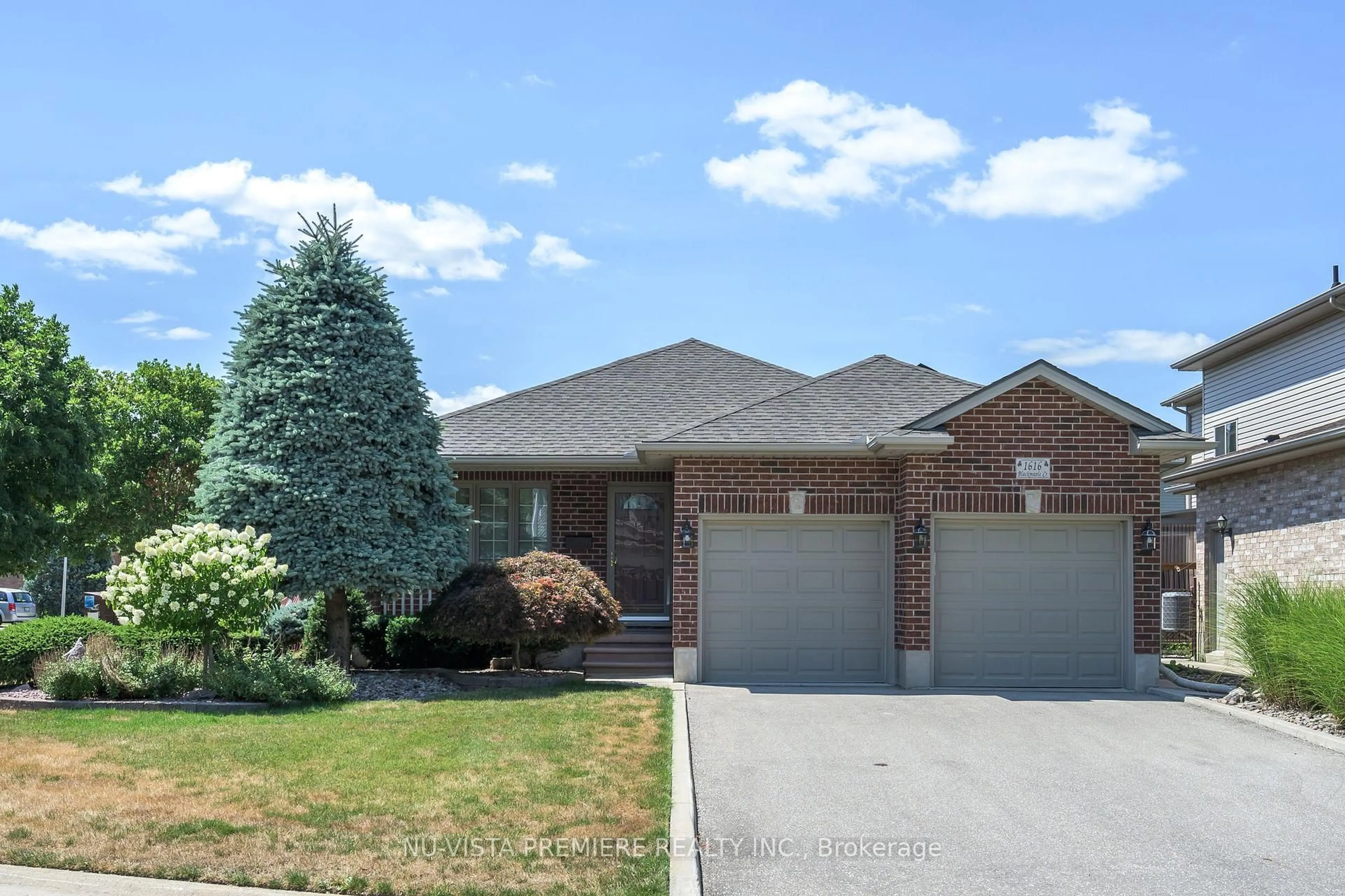 Home with brick exterior material, street for 1616 Blackmaple Cres, London East Ontario N5Y 6L7