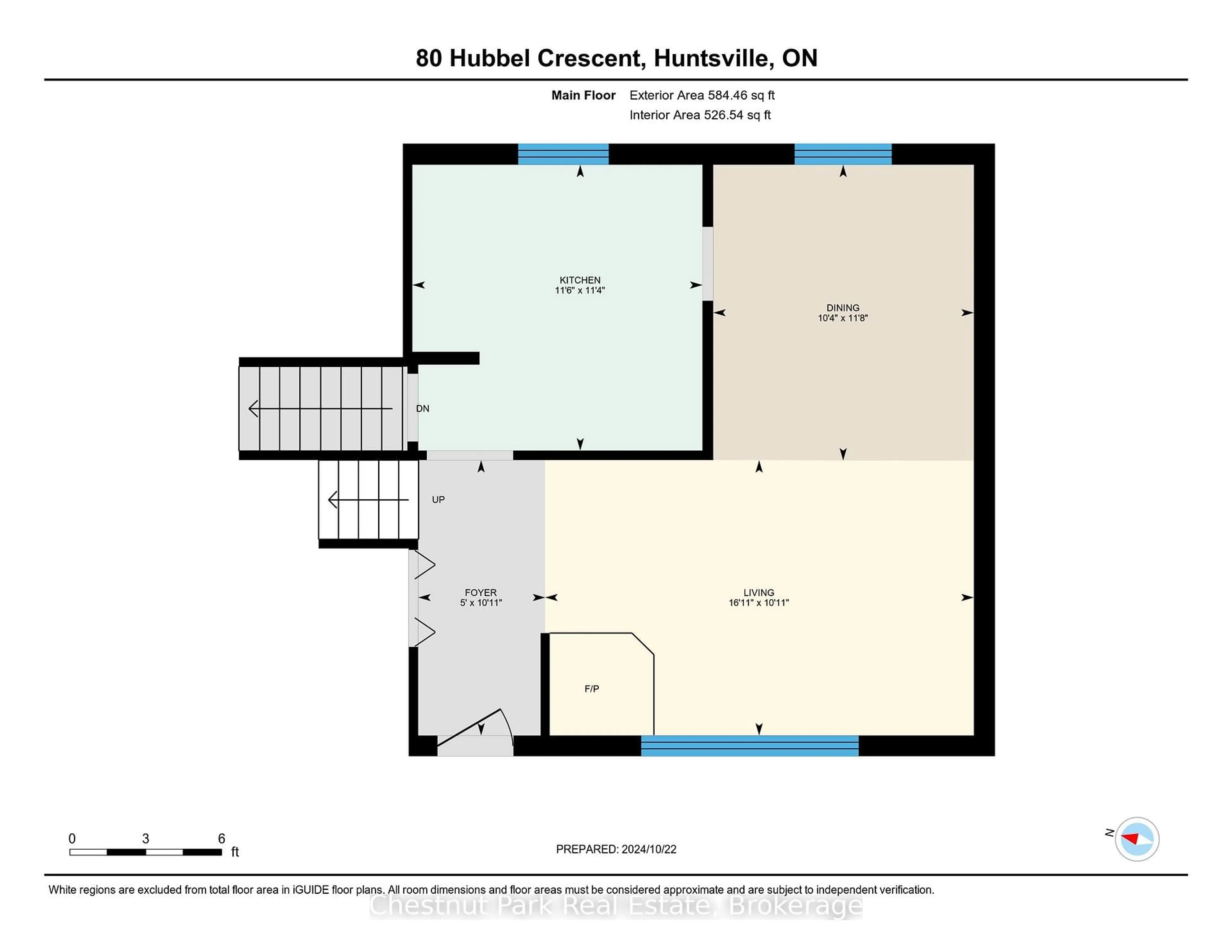 Floor plan for 80 HUBBEL Cres, Huntsville Ontario P1H 1S6