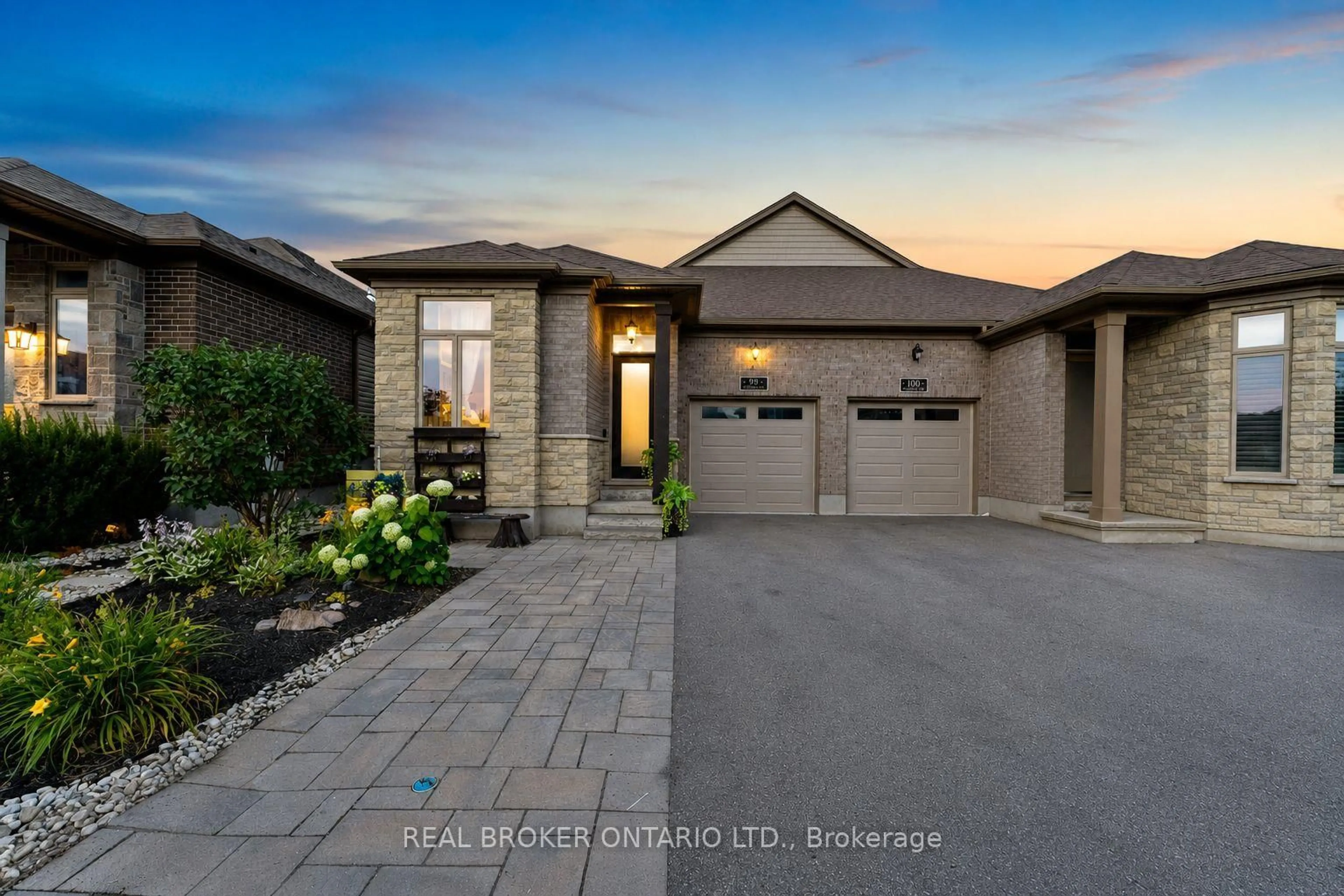 Home with brick exterior material, street for 98 Woodberry Cres, Woolwich Ontario N3B 3L1