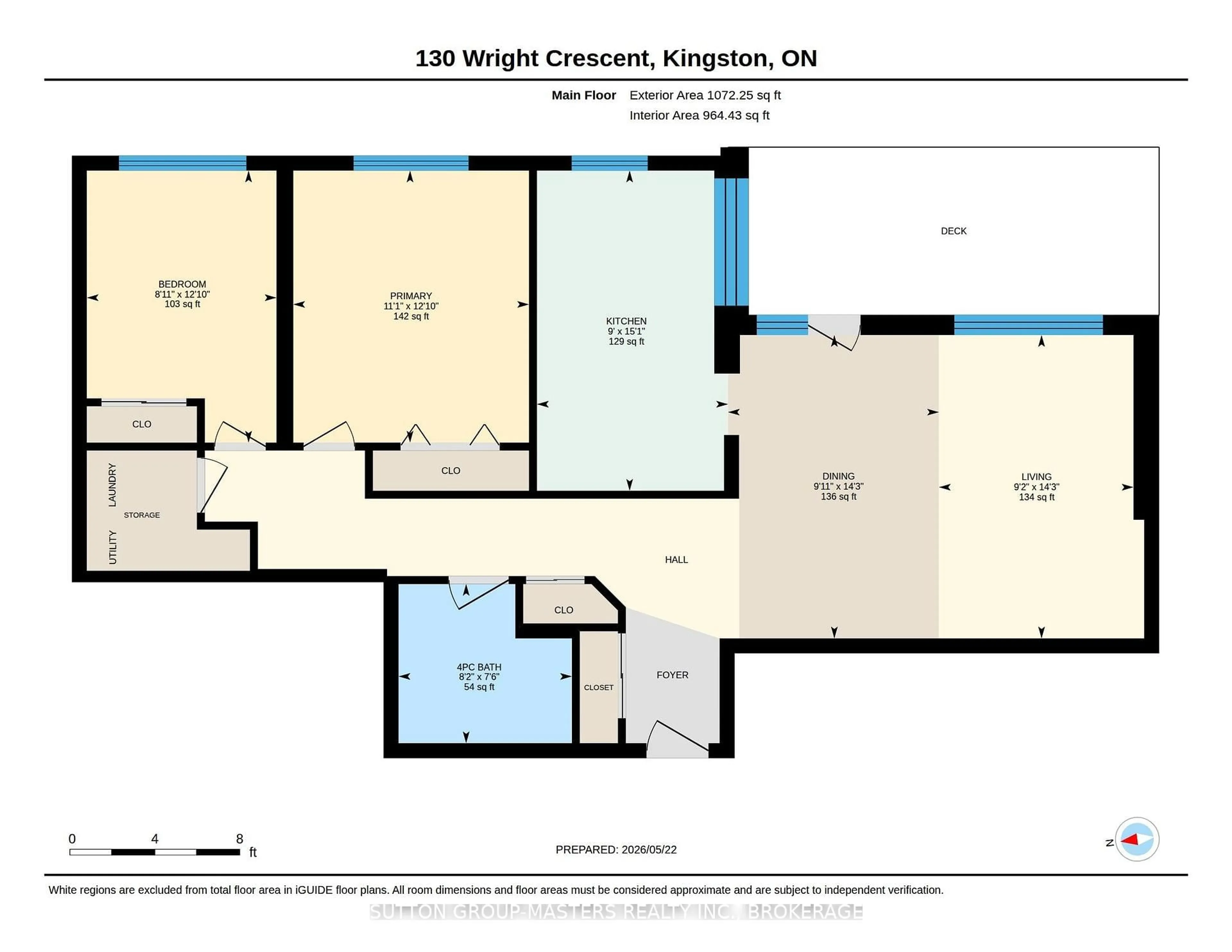 Floor plan for 130 Wright Cres #204, Kingston Ontario K7L 5R1