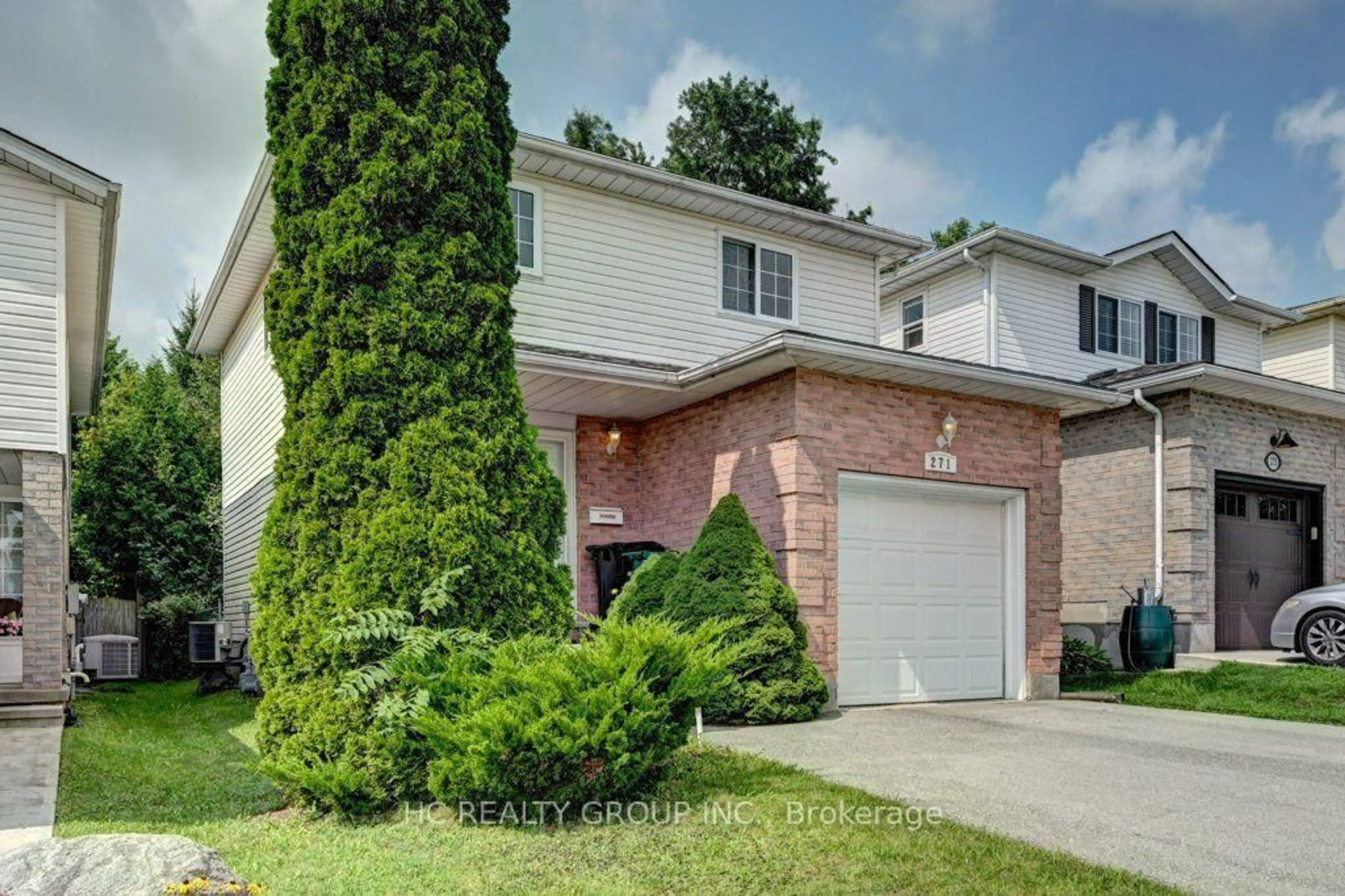 Home with brick exterior material, street for 271 Resurrection Dr, Kitchener Ontario N2N 3H4