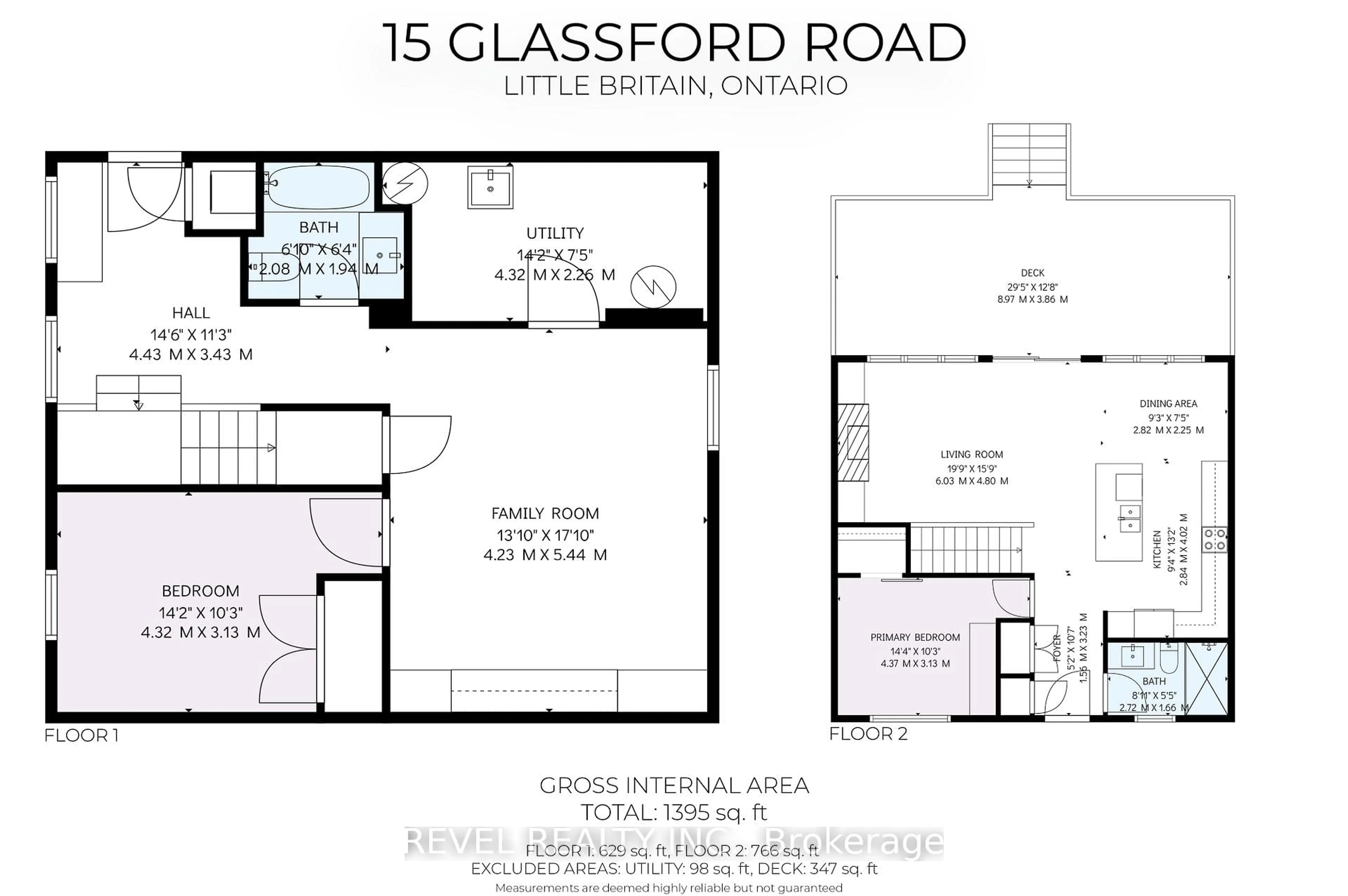 Floor plan for 15 Glassford Rd, Kawartha Lakes Ontario K0M 2C0