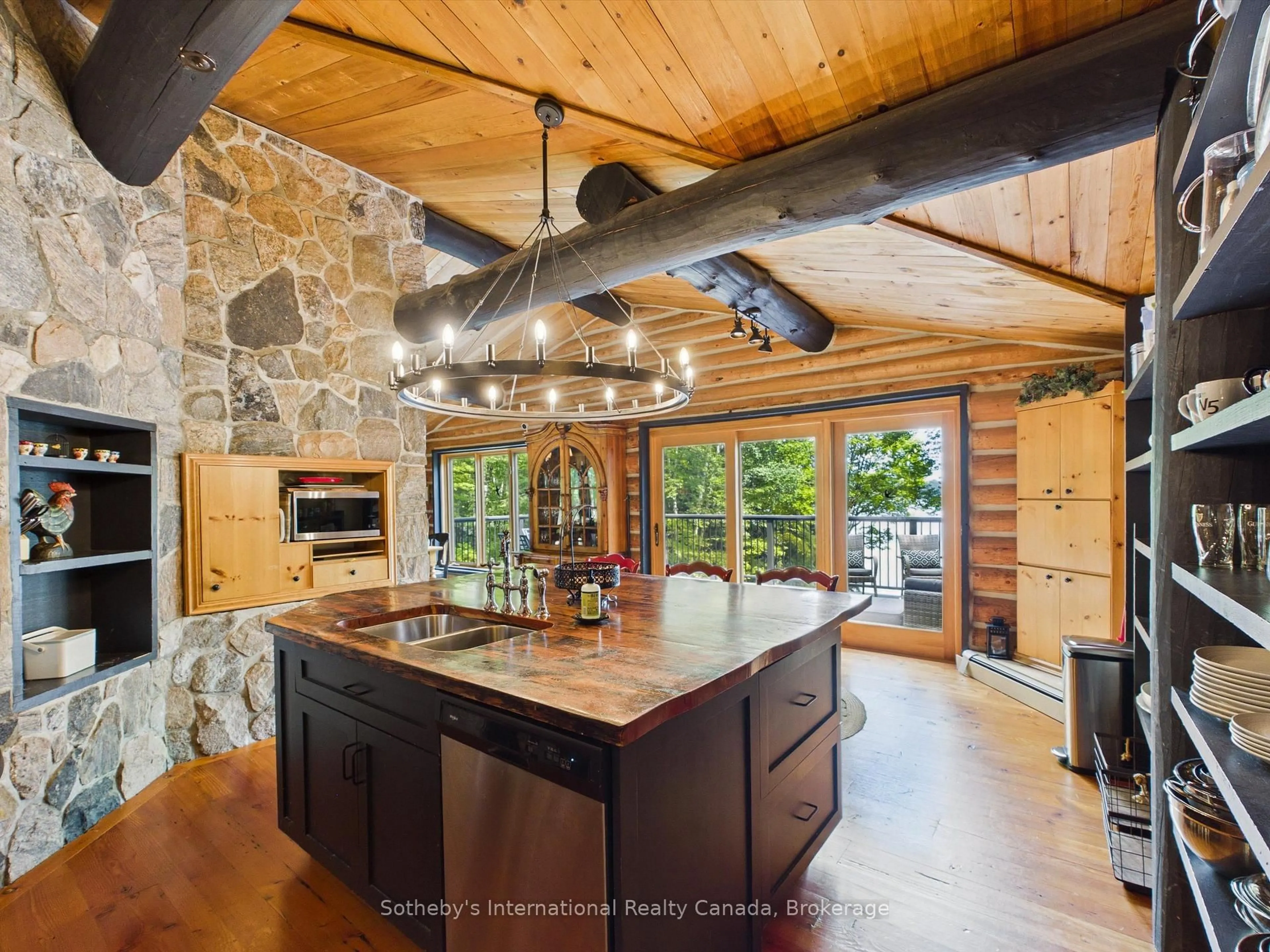 Rustic kitchen, unknown for 1054 Hilltop Cres, Lake of Bays Ontario P0A 1H0