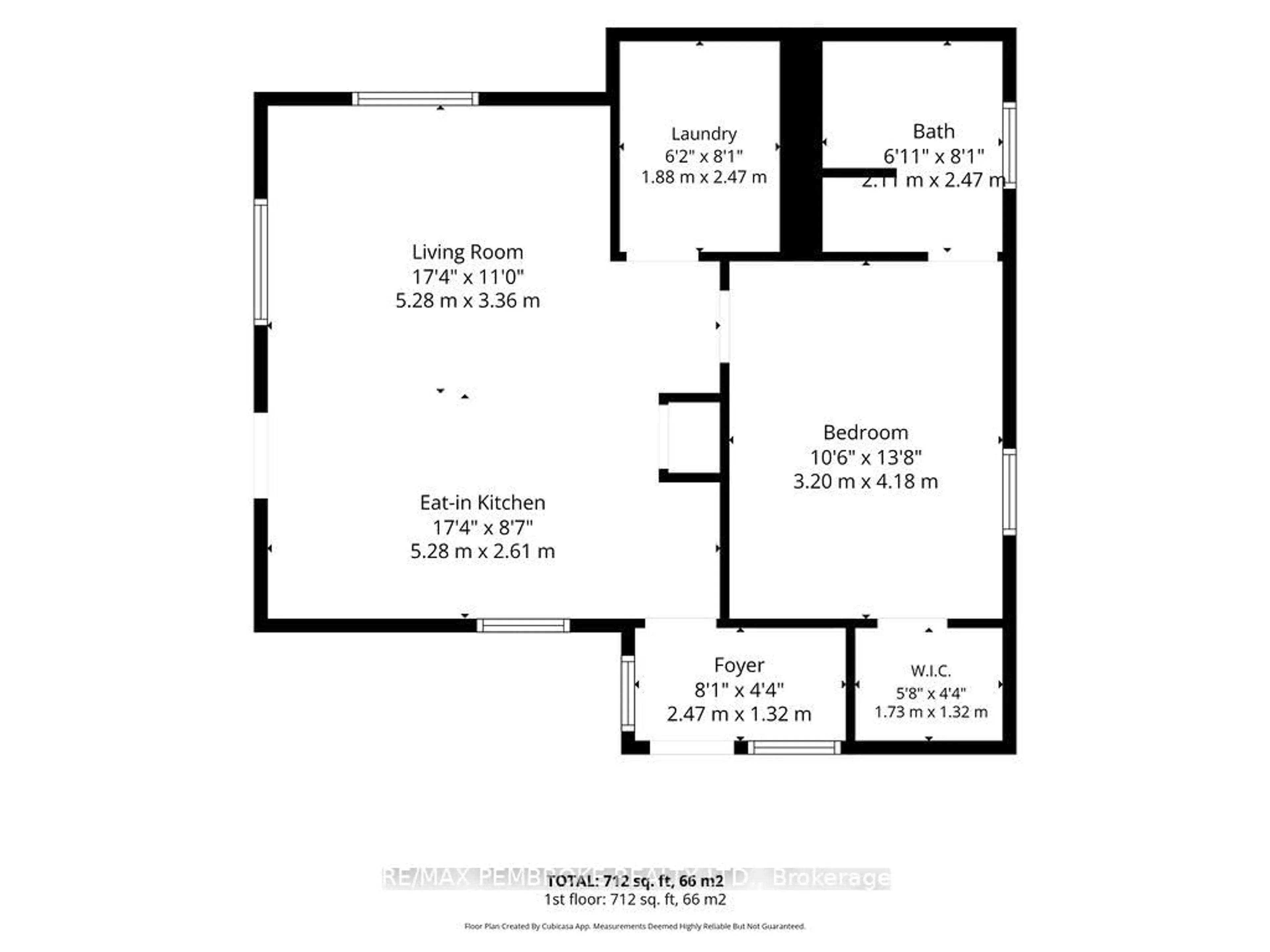 Floor plan for 890 Lea St, Pembroke Ontario K8A 6H7