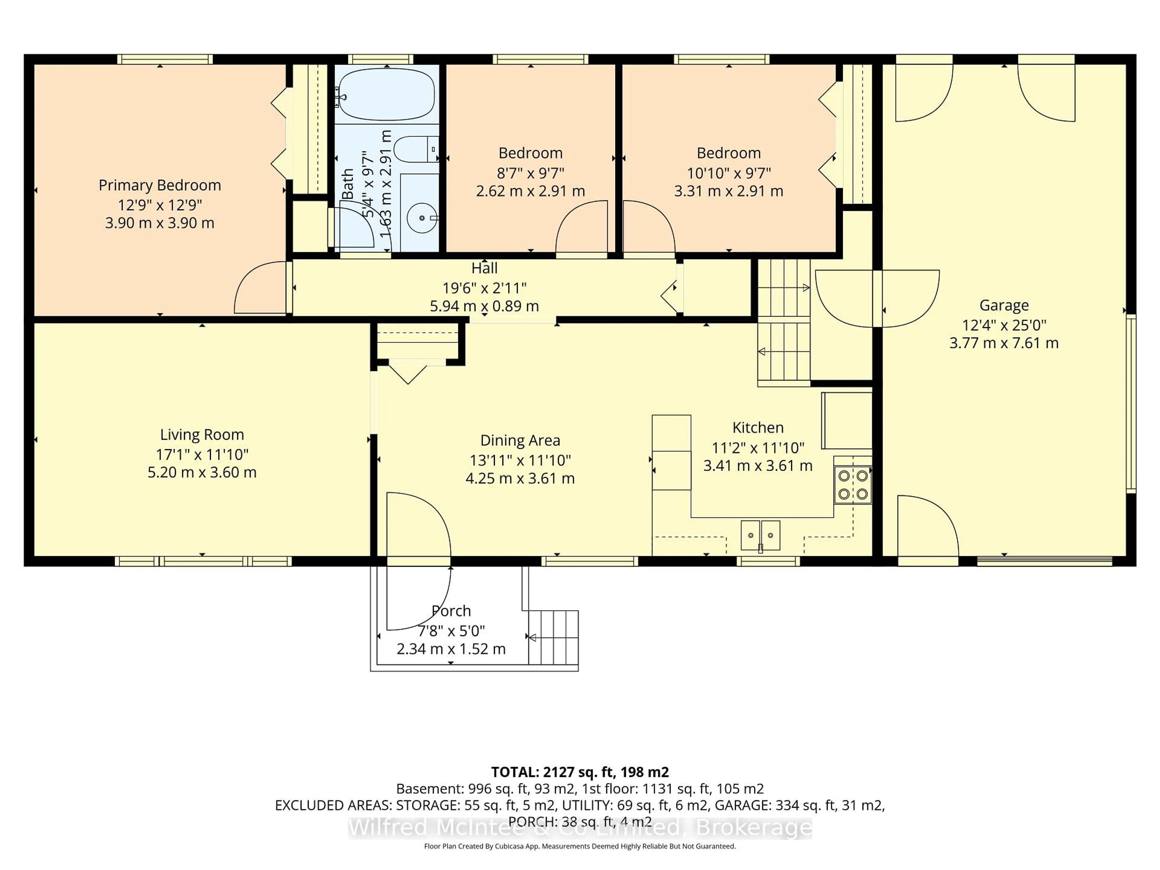 Floor plan for 3 Bradley St, Arran-Elderslie Ontario N0G 1L0