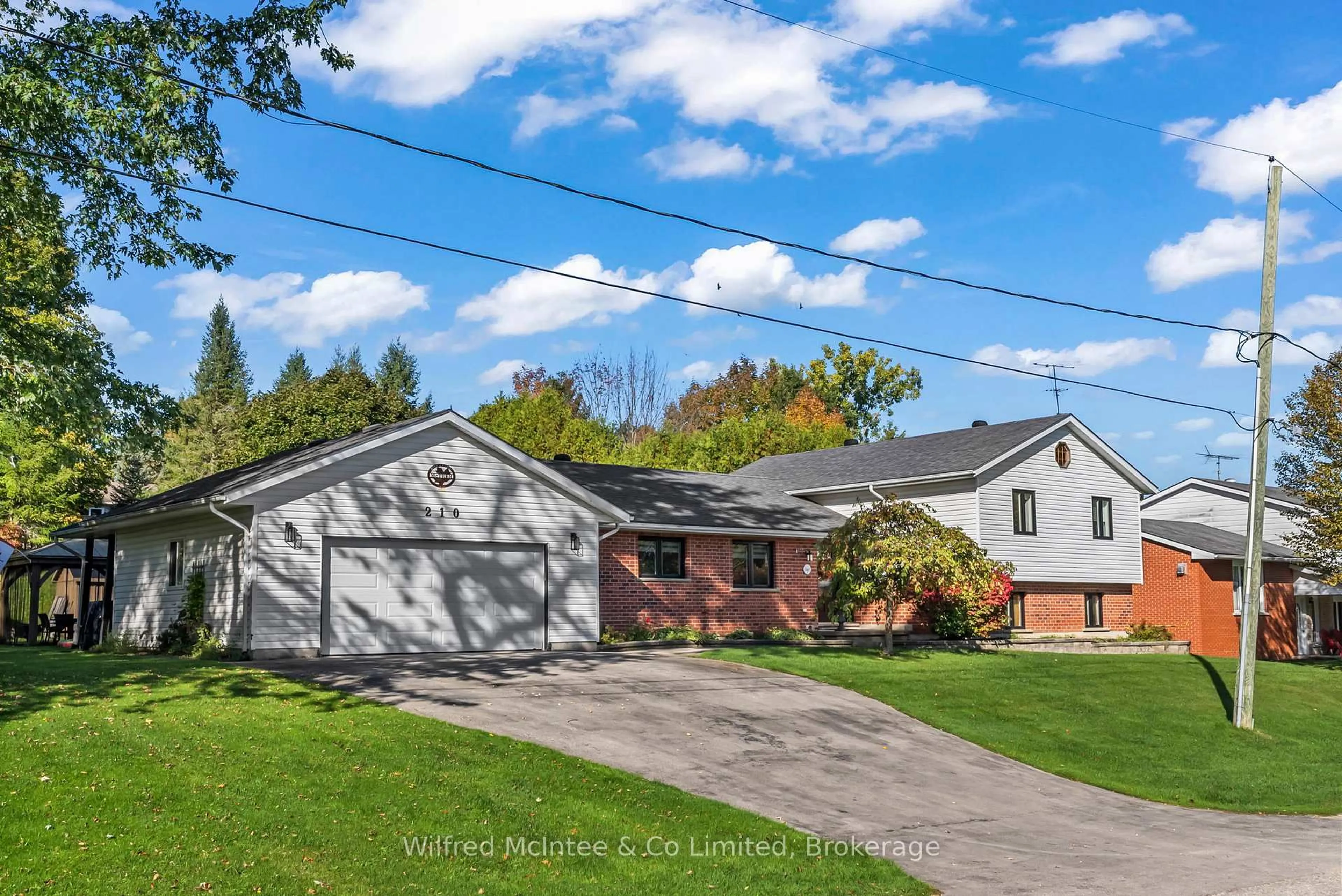 A pic from outside/outdoor area/front of a property/back of a property/a pic from drone, street for 210 James St, Arran-Elderslie Ontario N0G 2N0