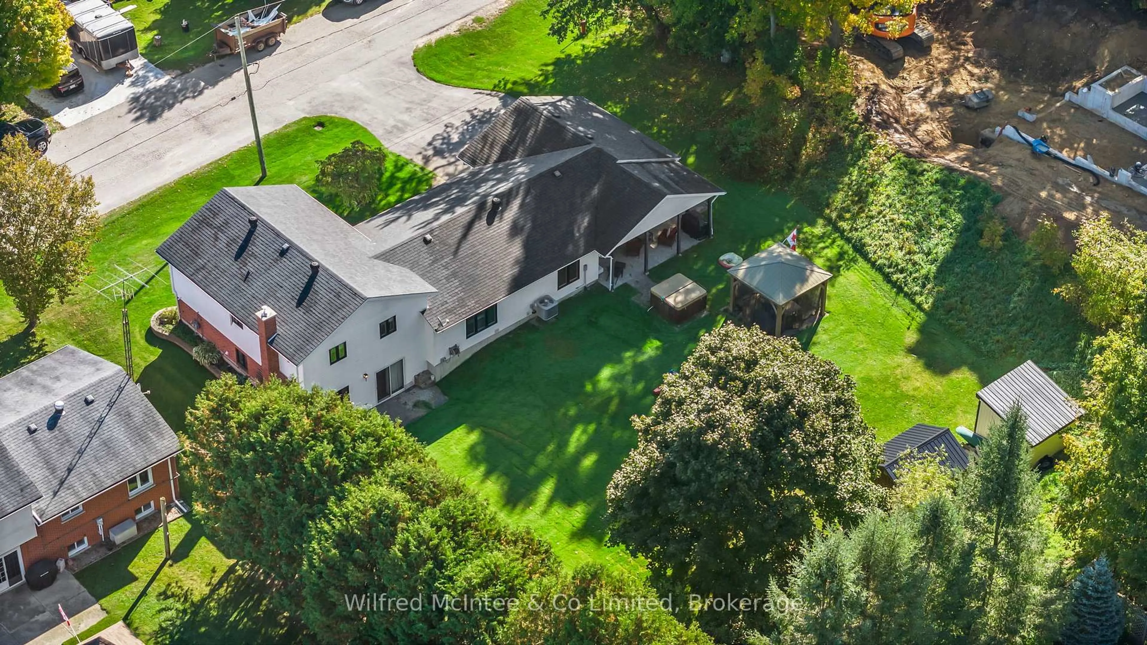 A pic from outside/outdoor area/front of a property/back of a property/a pic from drone, street for 210 James St, Arran-Elderslie Ontario N0G 2N0