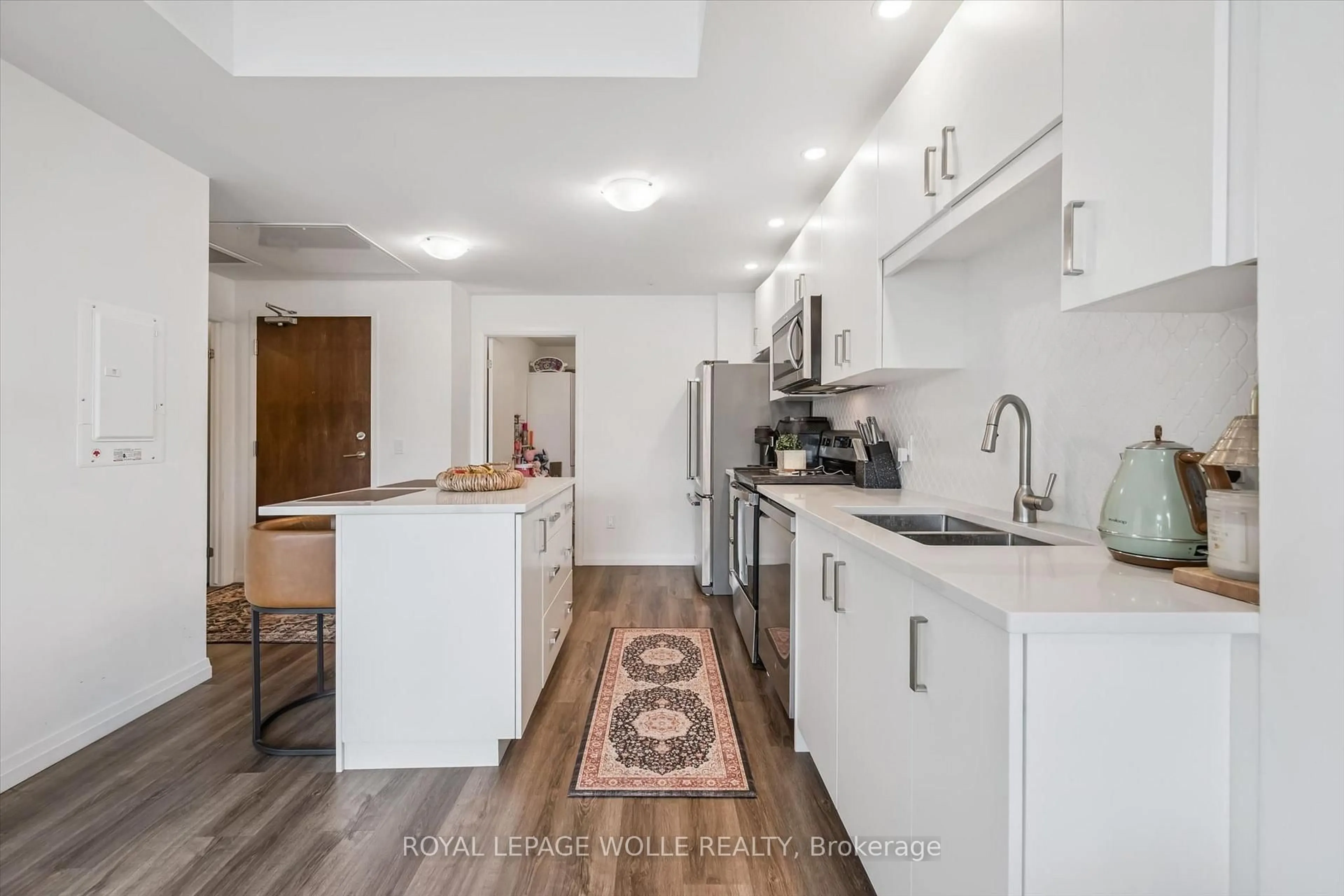 Open concept kitchen, unknown for 108 Garment St #213, Kitchener Ontario N2G 0E2