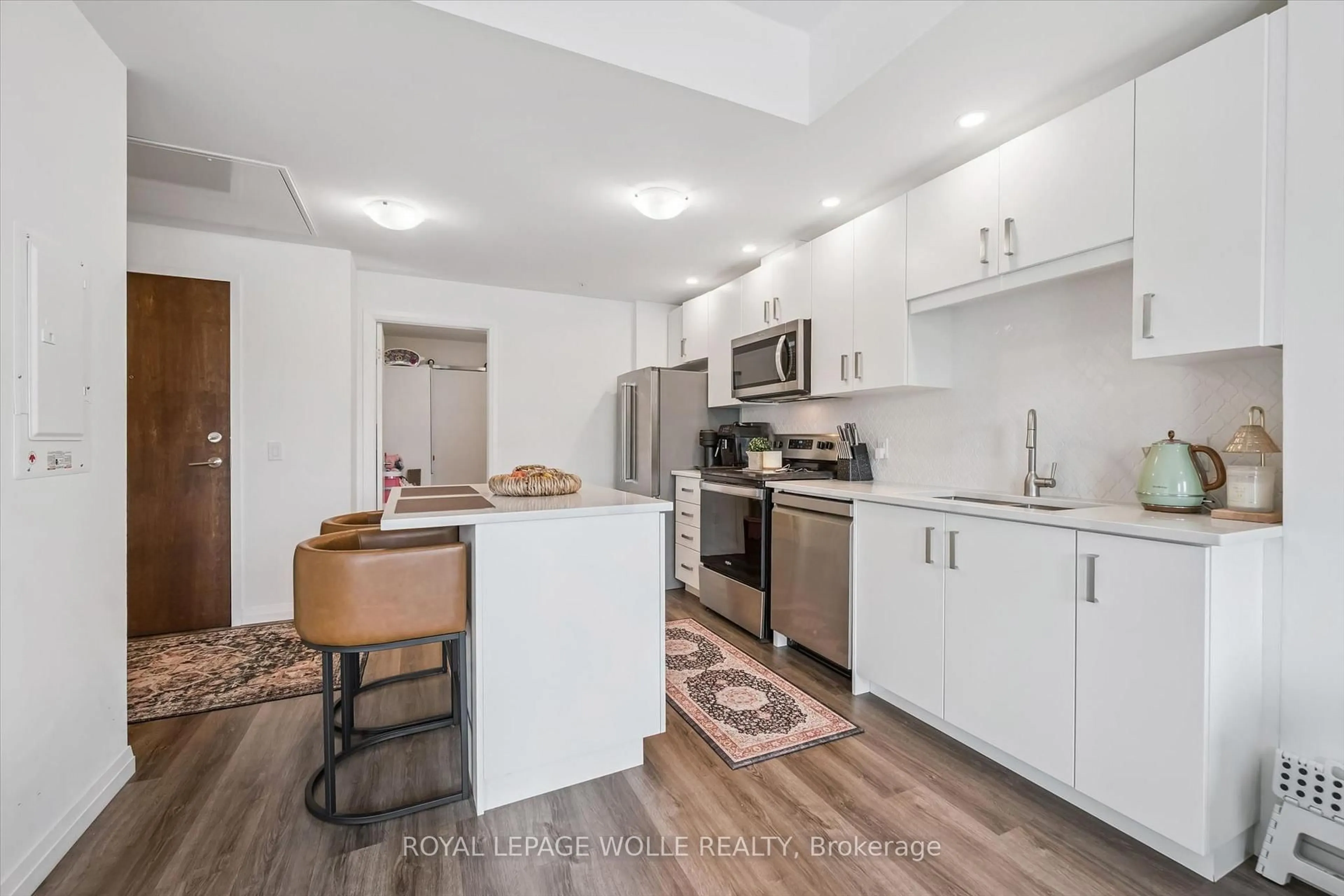 Open concept kitchen, unknown for 108 Garment St #213, Kitchener Ontario N2G 0E2