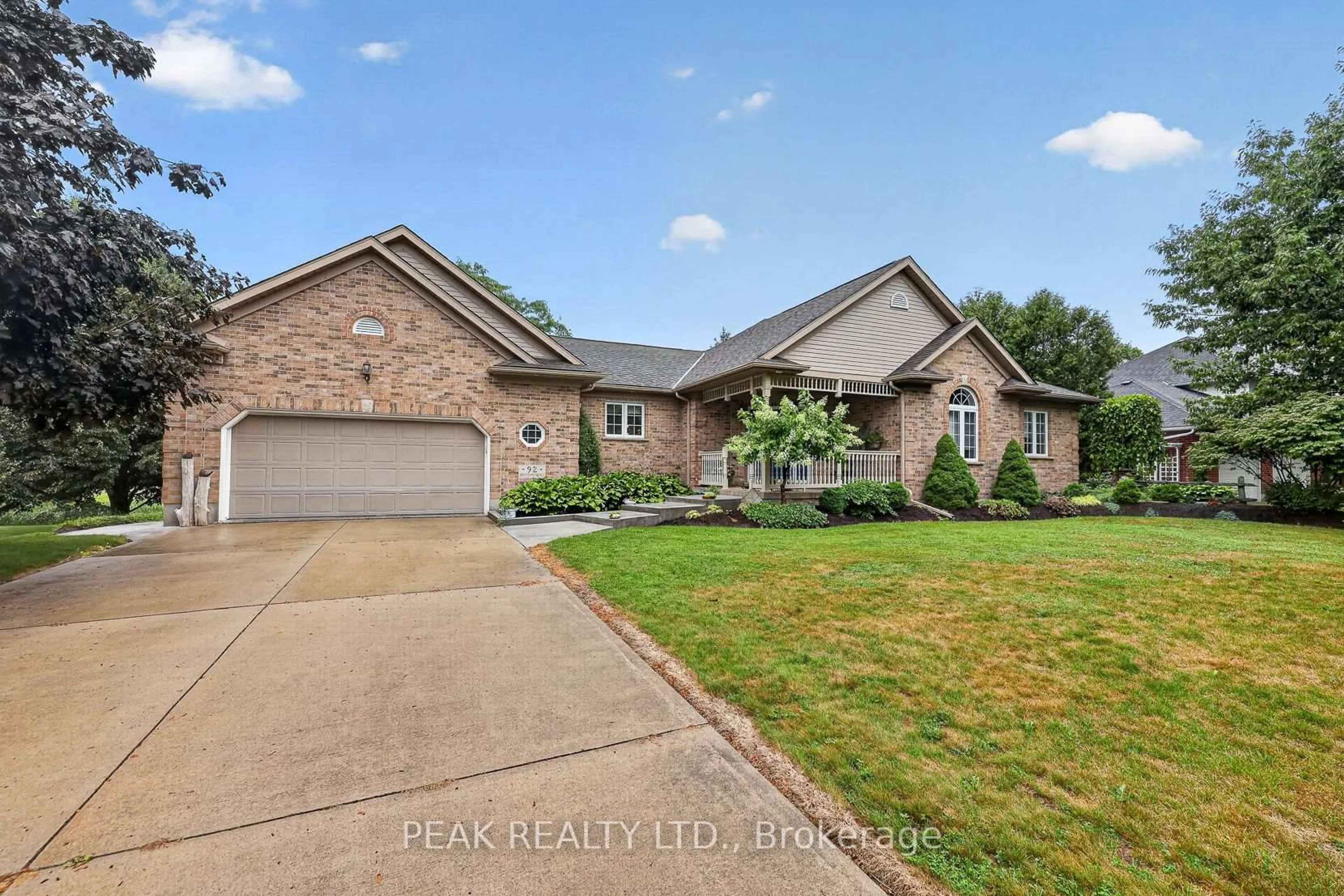 Home with brick exterior material, street for 92 Shephard Pl, Wilmot Ontario N3A 2E4