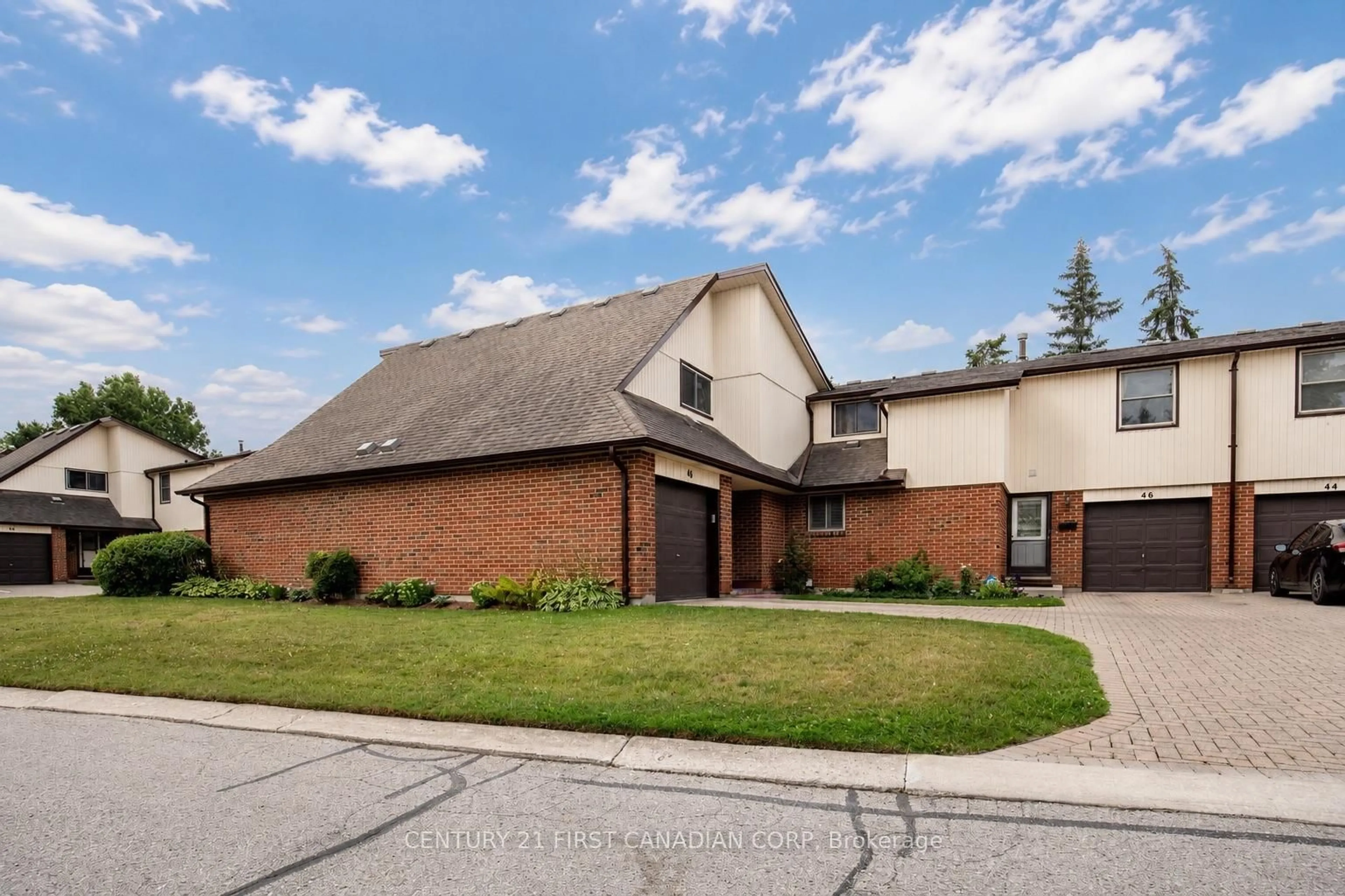 Home with brick exterior material, street for 971 Adelaide St #48, London South Ontario N6E 2H3