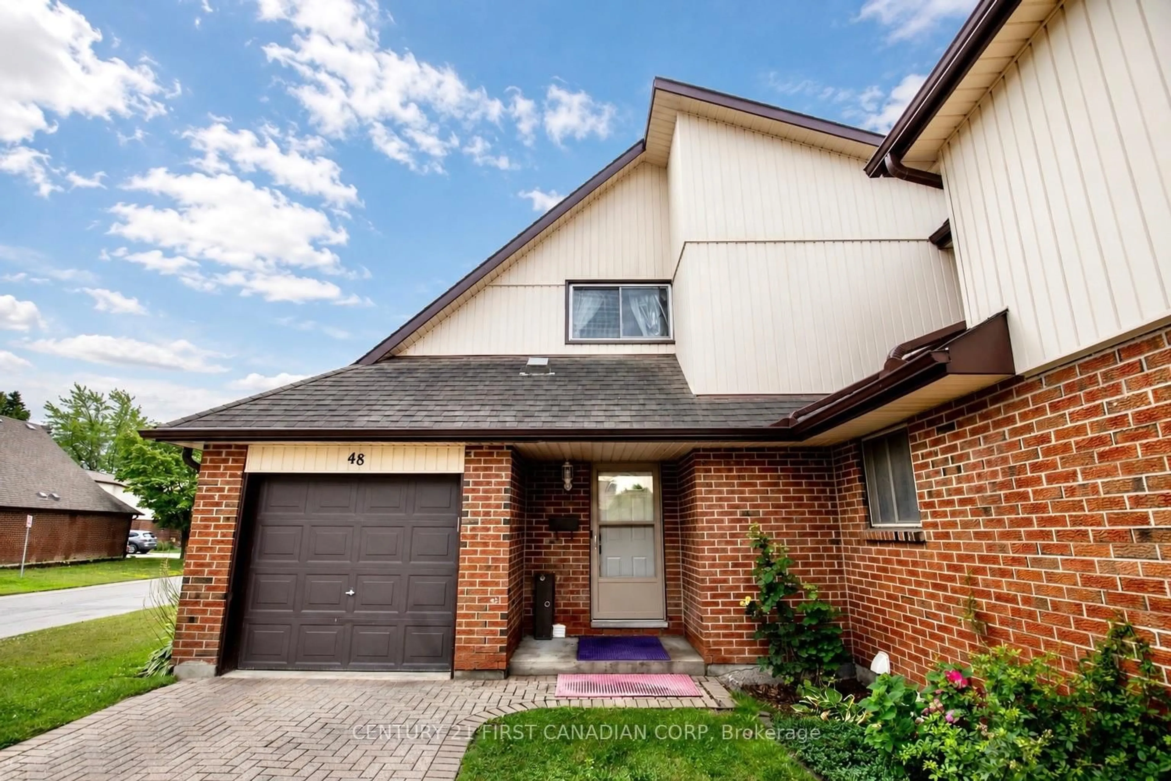 Home with brick exterior material, street for 971 Adelaide St #48, London South Ontario N6E 2H3