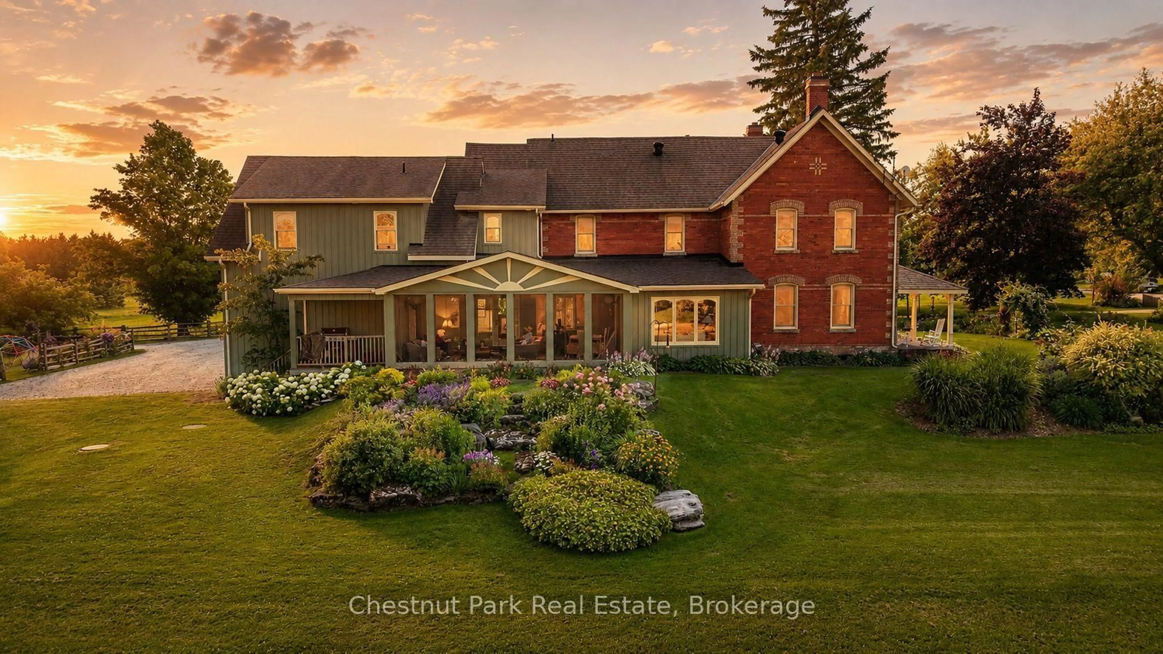 A pic from outside/outdoor area/front of a property/back of a property/a pic from drone, water/lake/river/ocean view for 678541 Centre Rd, Mulmur Ontario L9V 0C7
