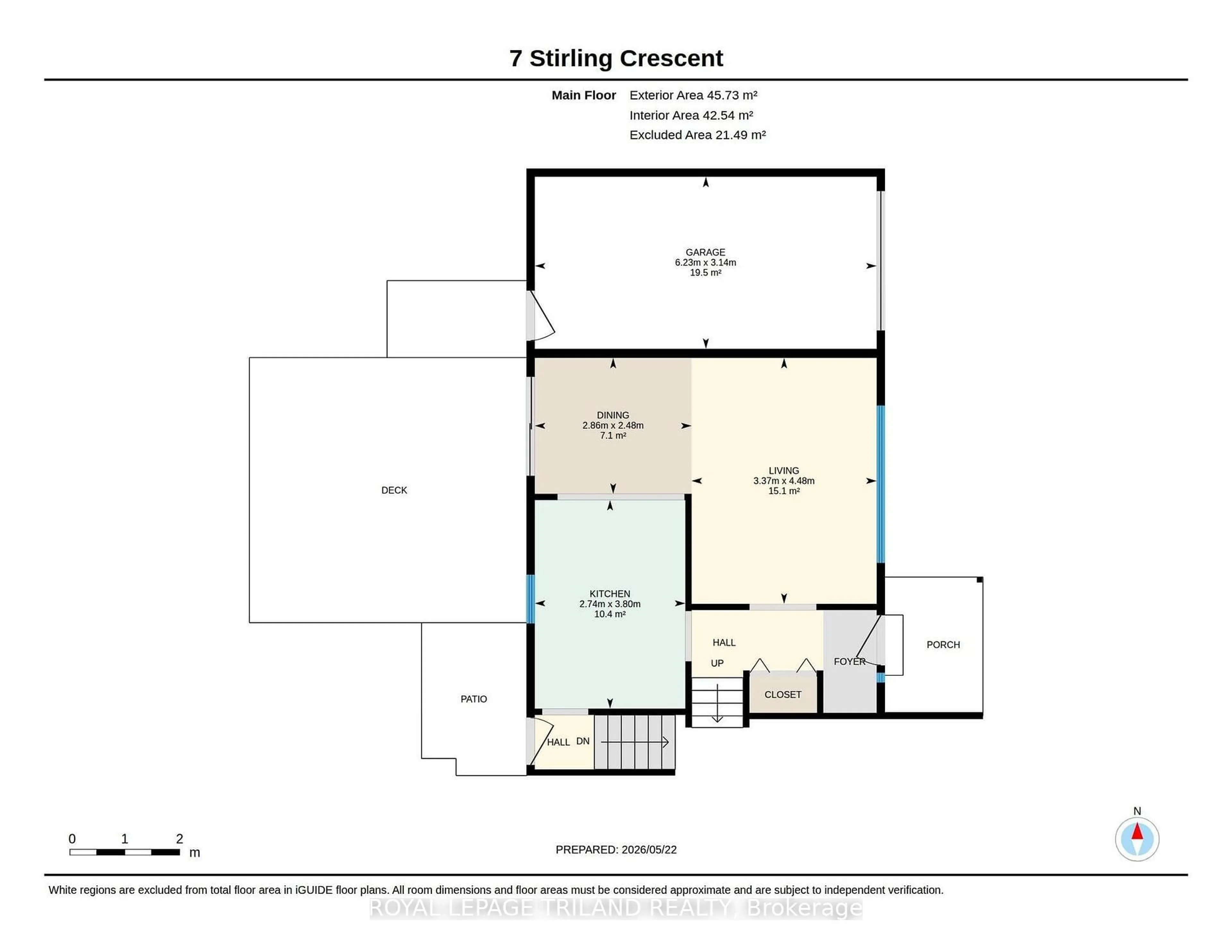 Floor plan for 7 STIRLING Cres, St. Thomas Ontario N5P 3R4