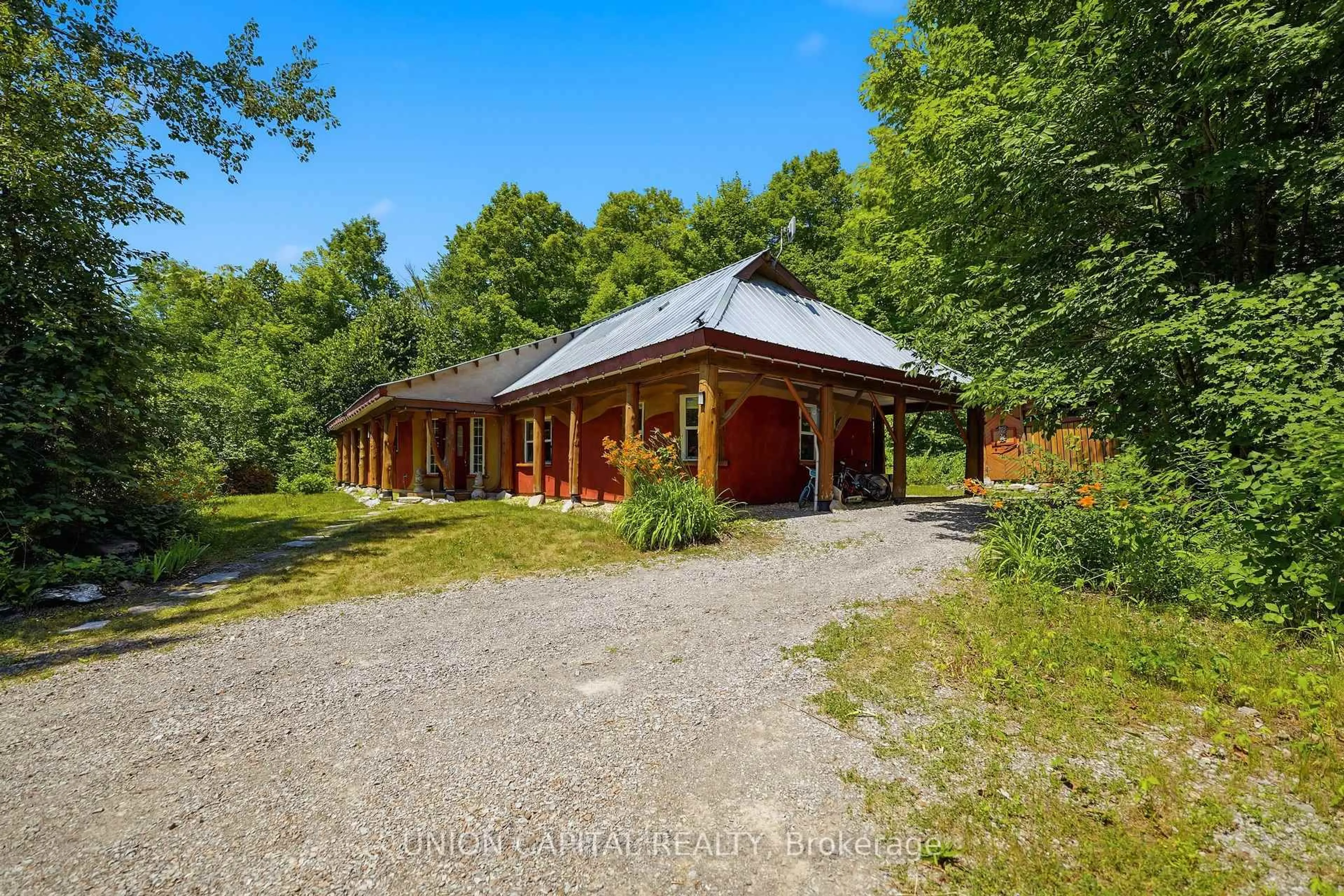 A pic from outside/outdoor area/front of a property/back of a property/a pic from drone, building for 755 Scotch Settlement Rd, Madoc Ontario K0K 2K0