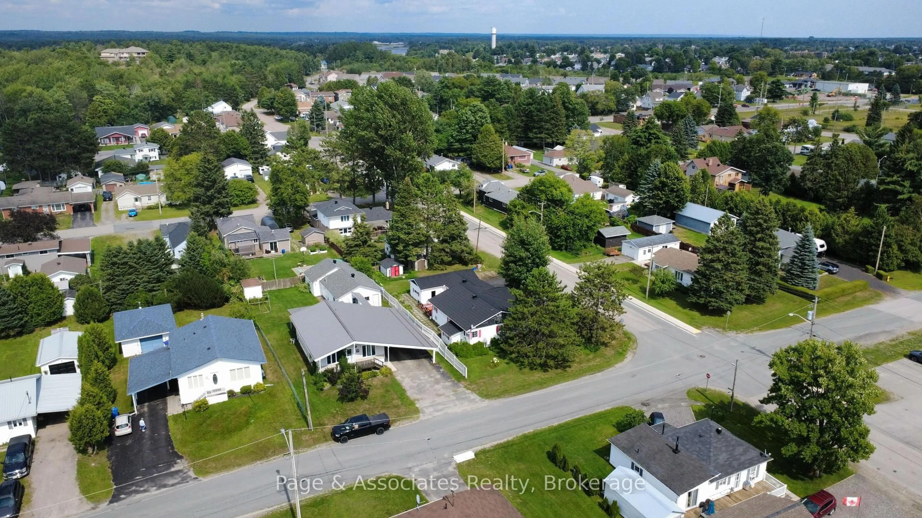 A pic from outside/outdoor area/front of a property/back of a property/a pic from drone, street for 198 Montreal St, West Nipissing Ontario P2B 3H5