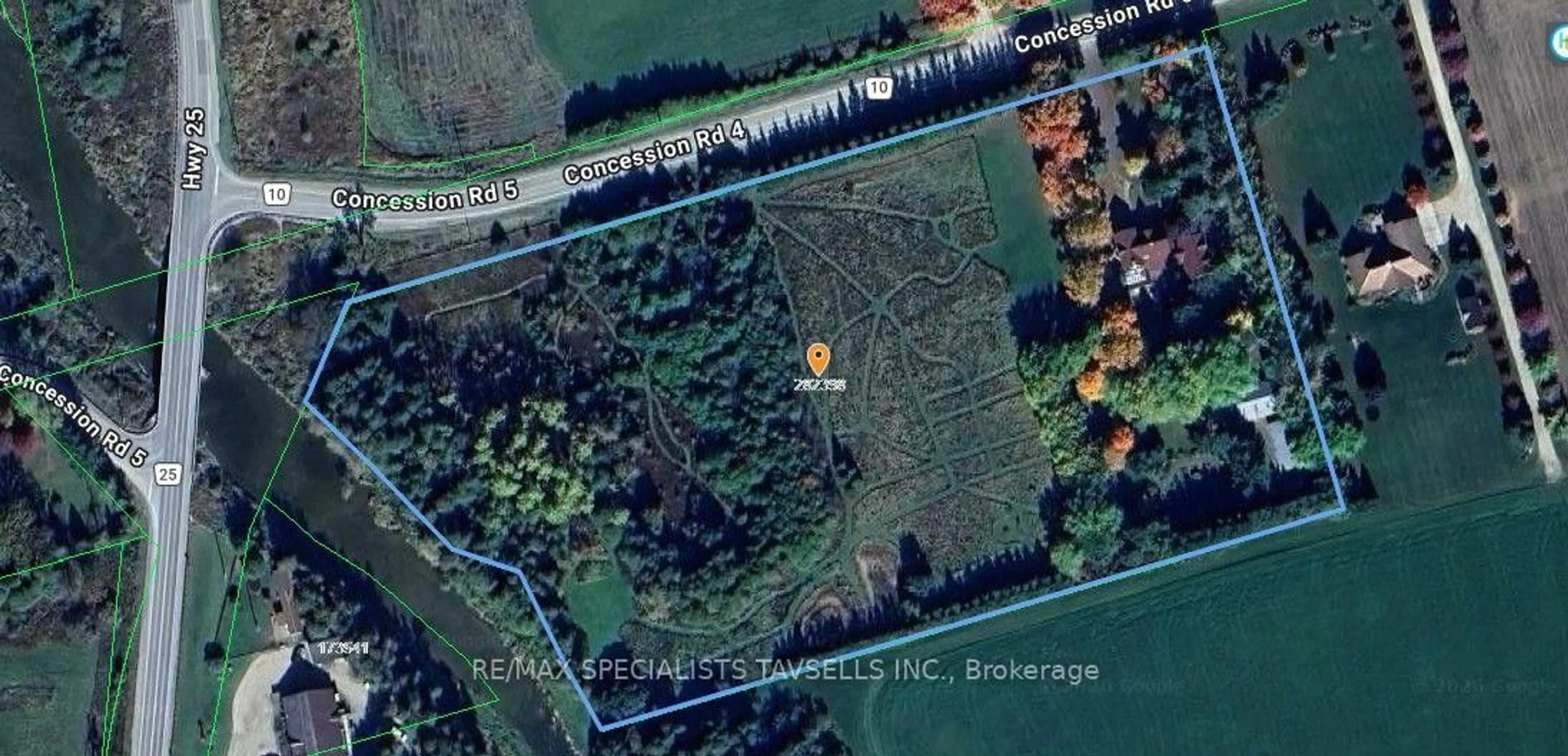 A pic from outside/outdoor area/front of a property/back of a property/a pic from drone, unknown for 282398 County Rd 10 Rd, East Luther Grand Valley Ontario L9W 0W6