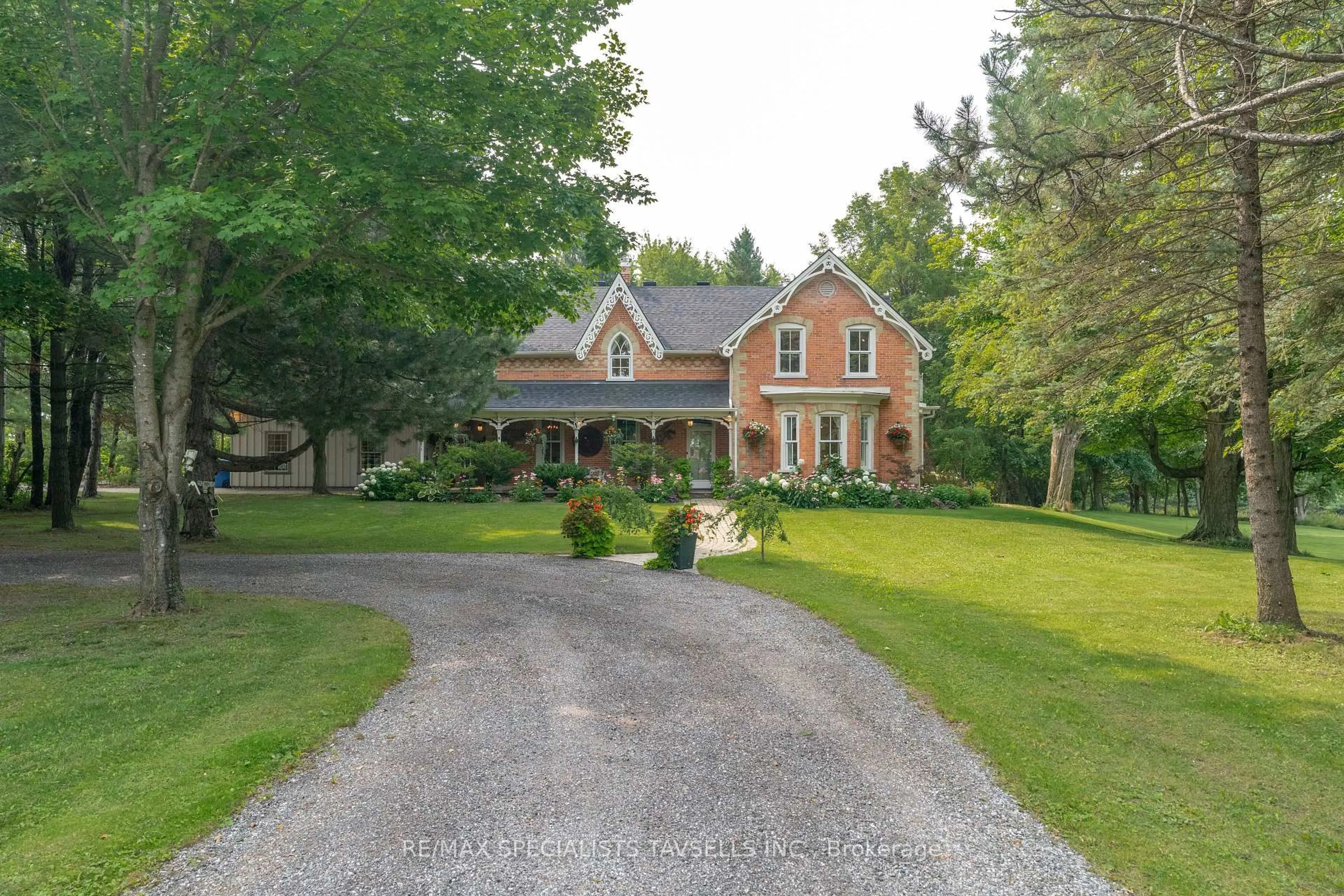 A pic from outside/outdoor area/front of a property/back of a property/a pic from drone, street for 282398 County Rd 10 Rd, East Luther Grand Valley Ontario L9W 0W6