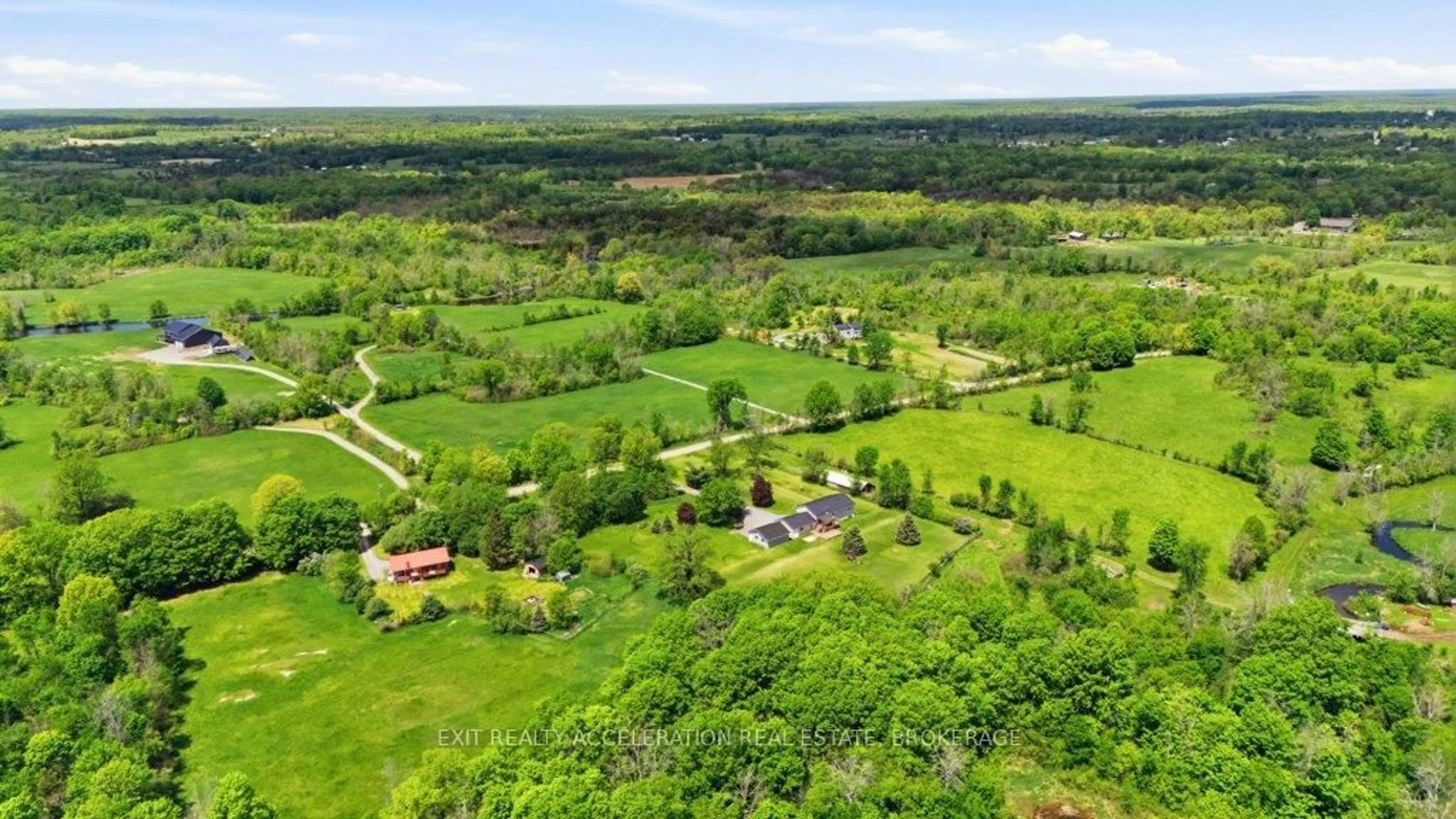 A pic from outside/outdoor area/front of a property/back of a property/a pic from drone, forest/trees view for 1225 Shibagua Rd, Tamworth Ontario K0K 3G0