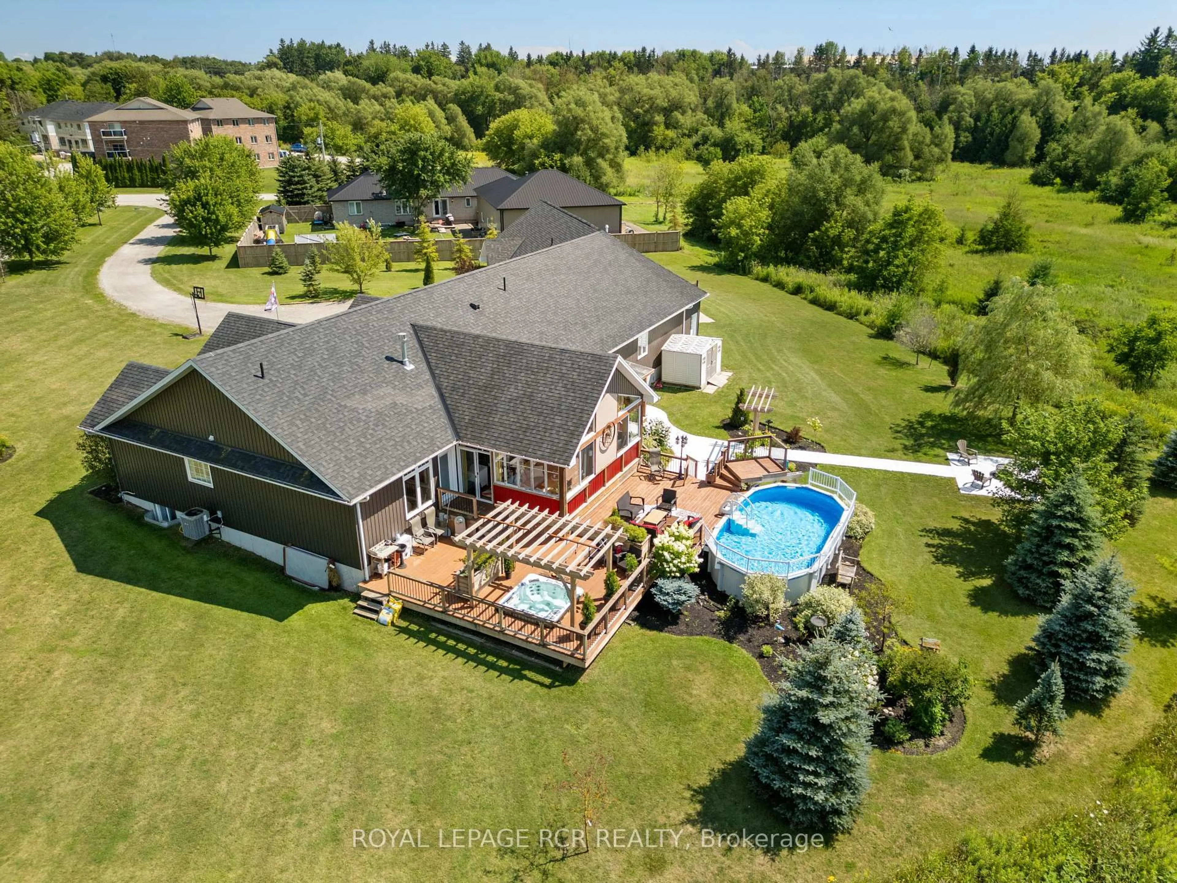 A pic from outside/outdoor area/front of a property/back of a property/a pic from drone, water/lake/river/ocean view for 178 Frederick St, Wellington North Ontario N0G 1A0