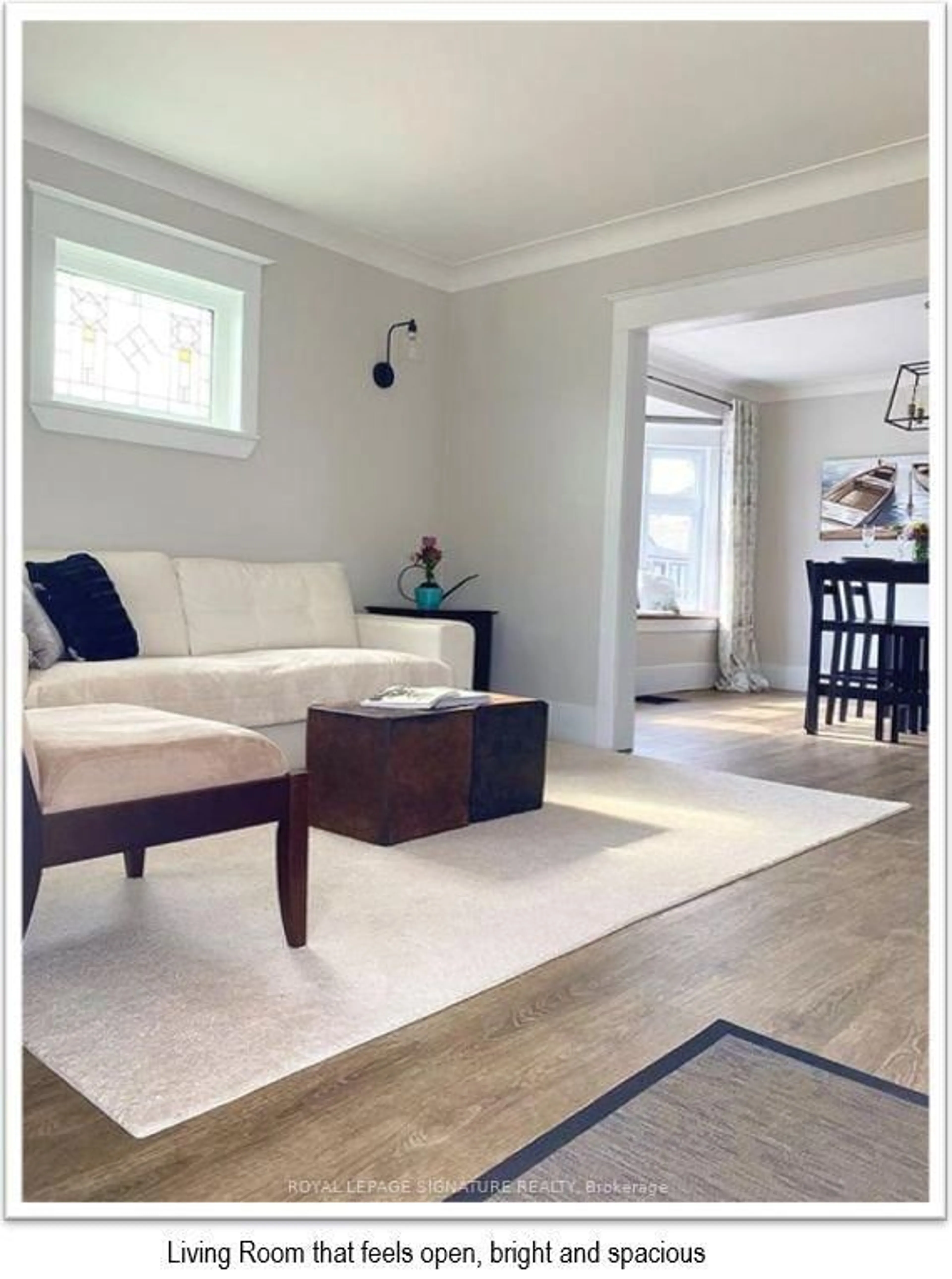 Living room with furniture, unknown for 13 Delaware St, St. Catharines Ontario L5M 5L9