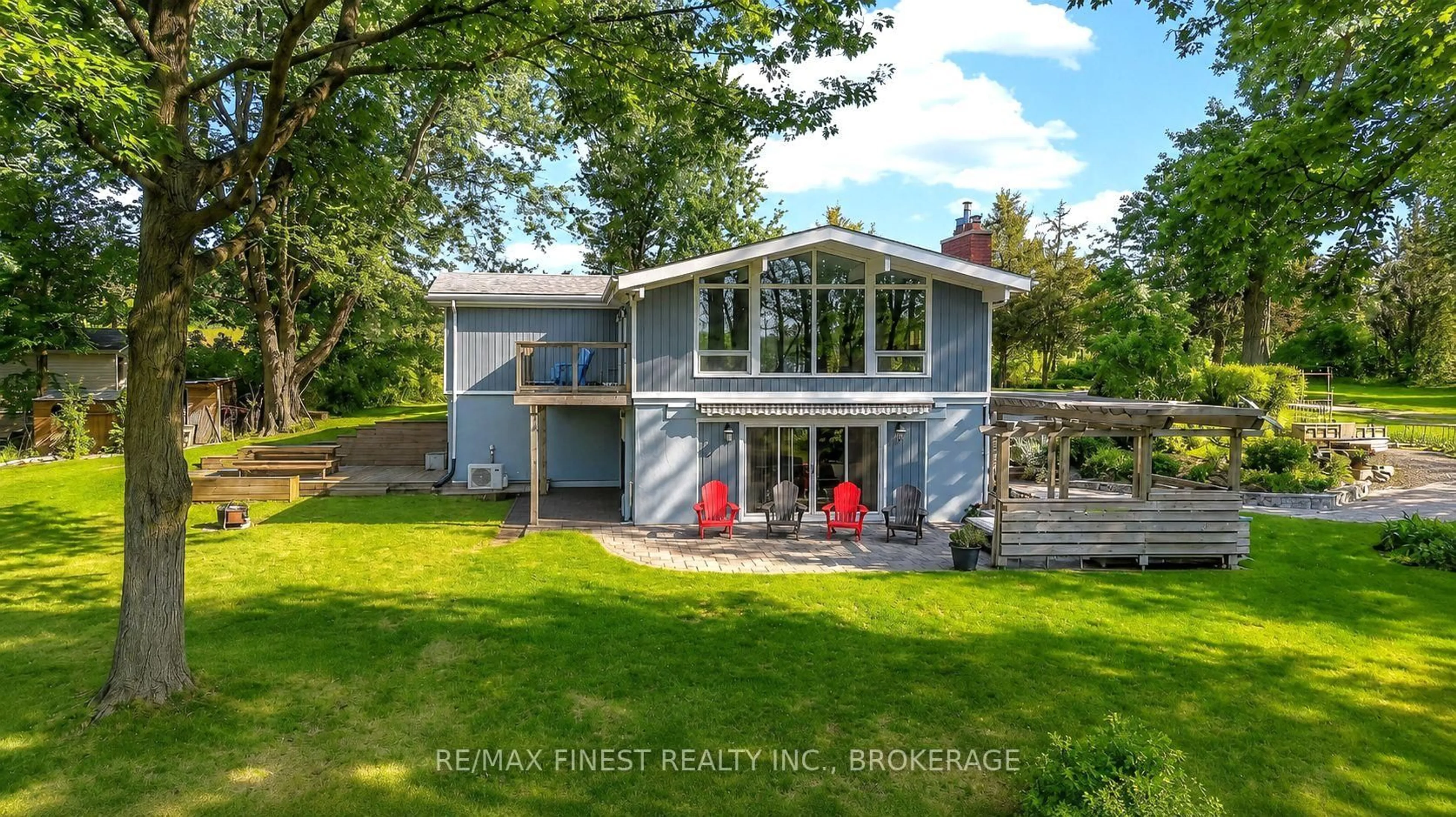 A pic from outside/outdoor area/front of a property/back of a property/a pic from drone, water/lake/river/ocean view for 79 HICKORY Lane, Napanee Ontario K7R 3K8