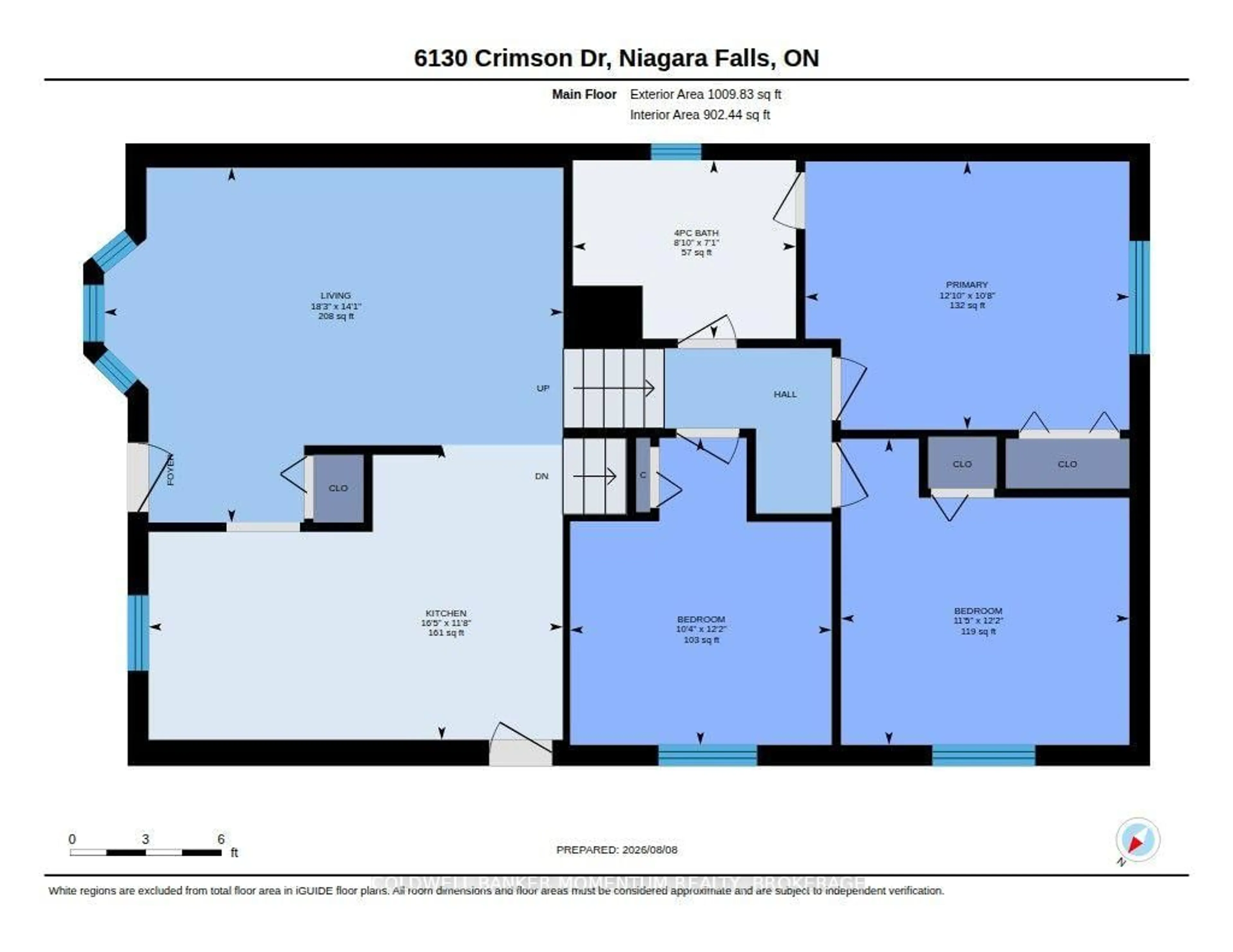Floor plan for 6130 Crimson Dr, Niagara Falls Ontario L2G 7S3