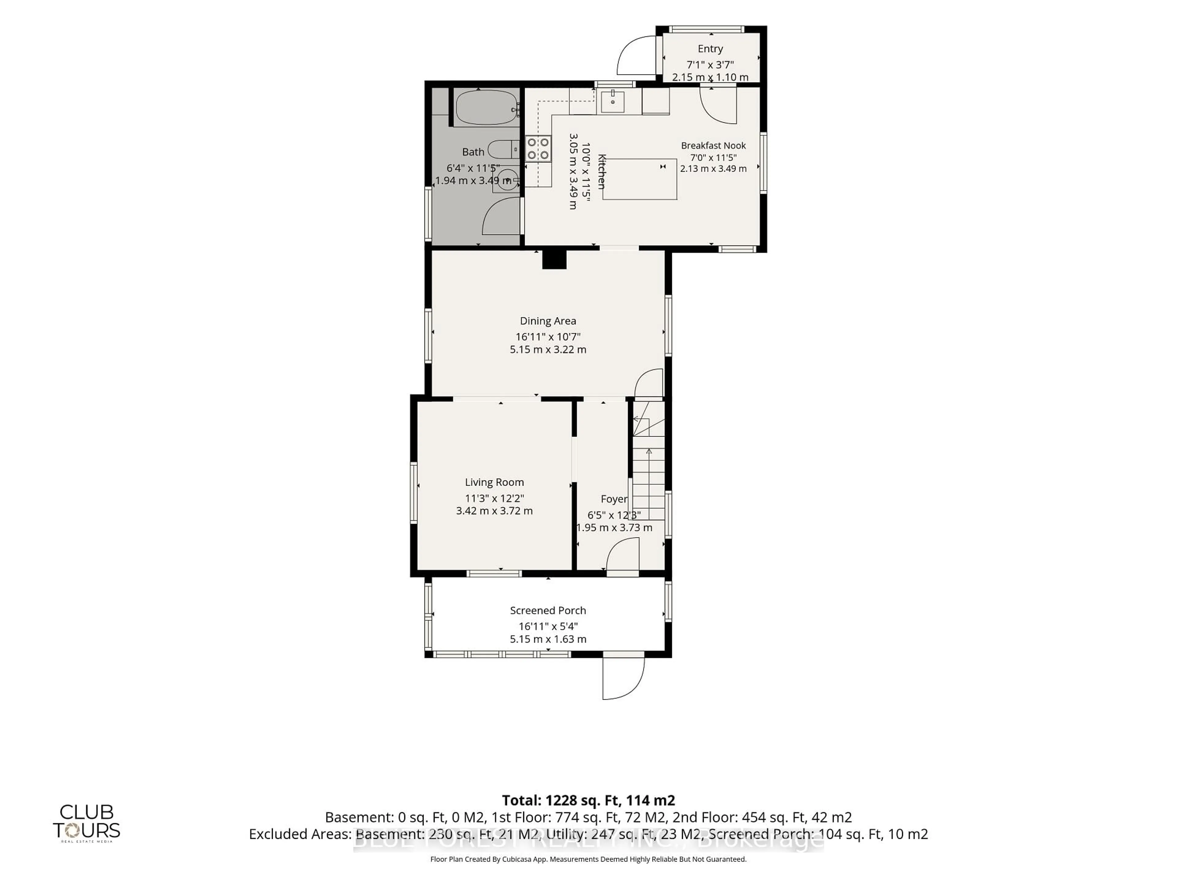 Floor plan for 21 Isabel St, St. Thomas Ontario N5R 3J7
