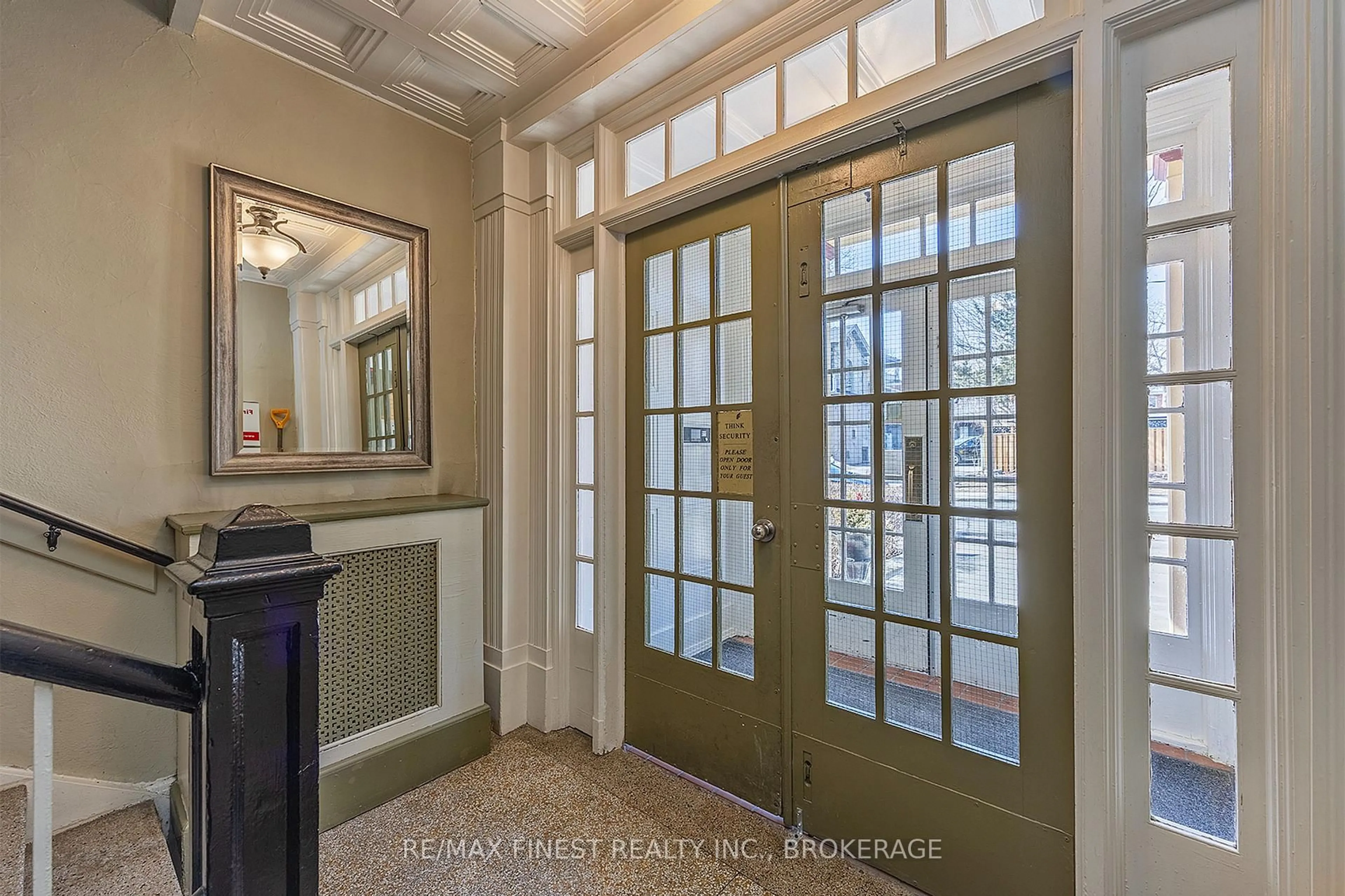 Indoor entryway for 67 Sydenham St #201, Kingston Ontario K7L 3H2