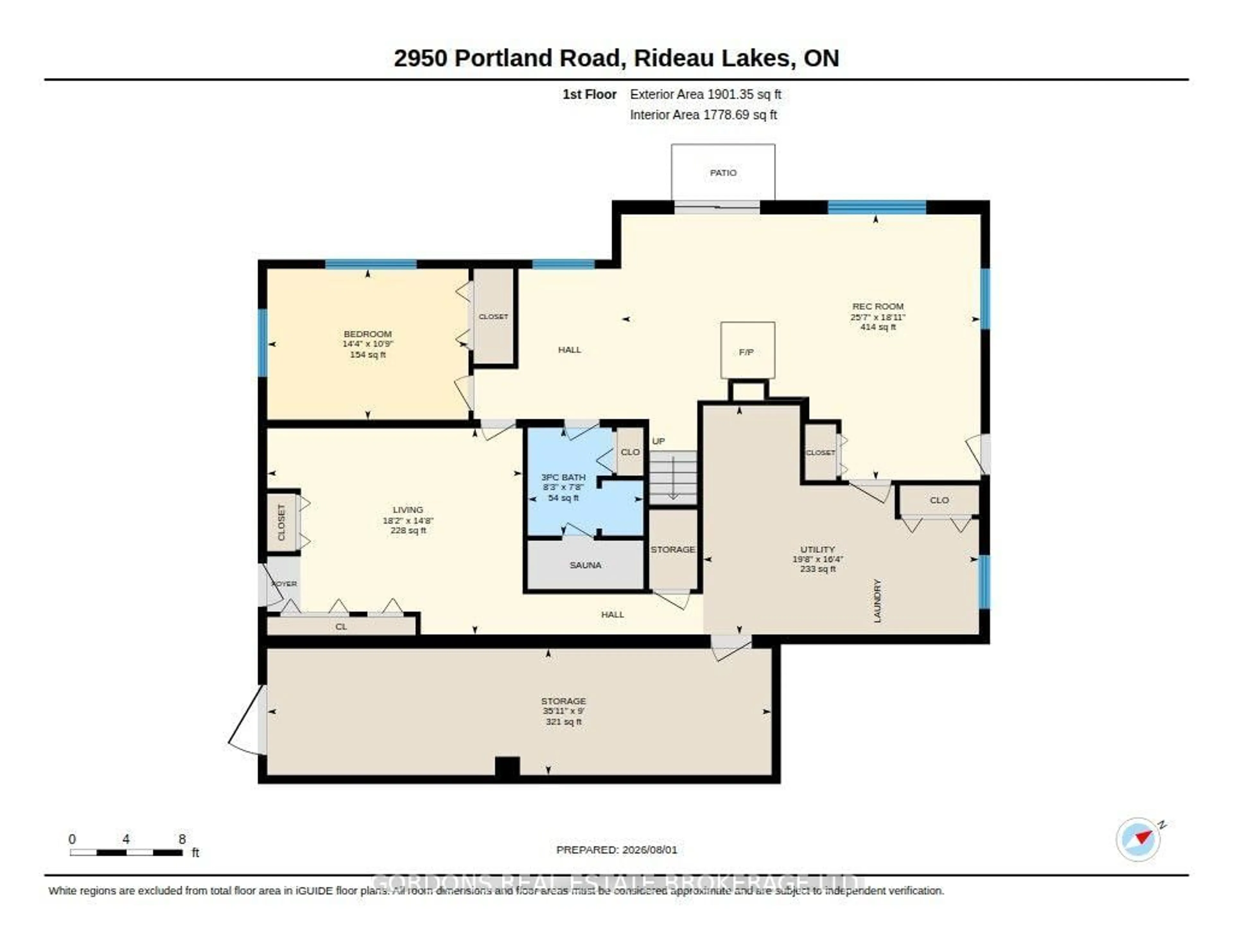 Floor plan for 2950 R29, Rideau Lakes Ontario K0G 1V0